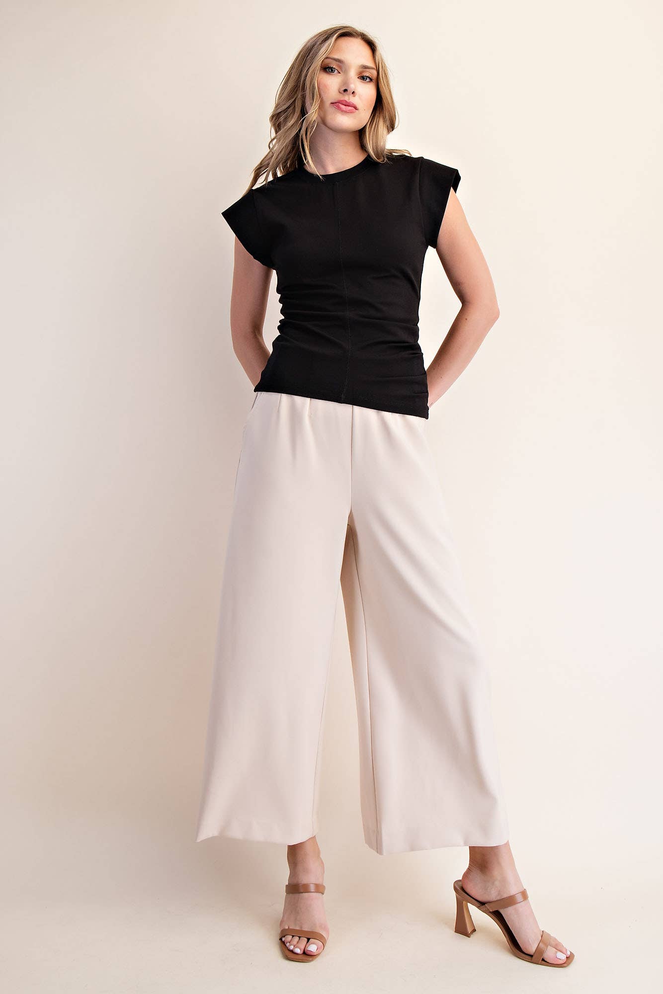 Structured Cap Sleeve Top – Ceci