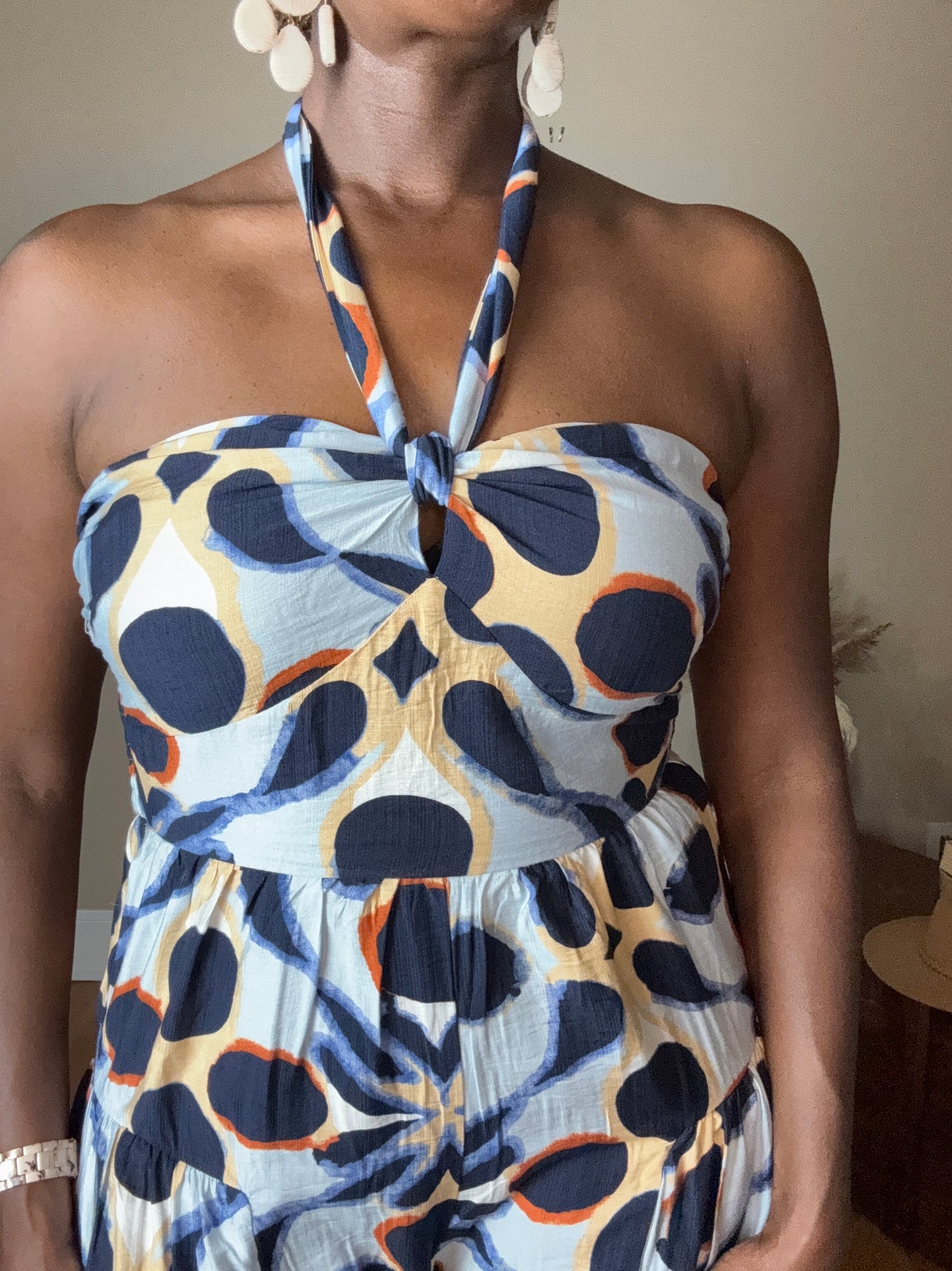 Layne Tied Halter Neck Jumpsuit