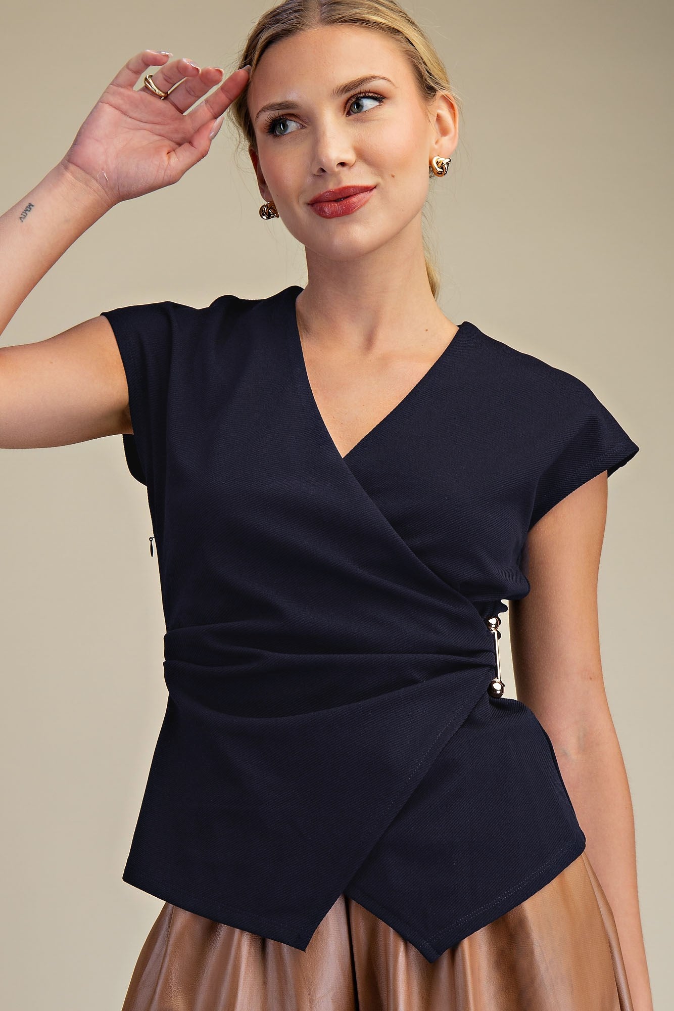 Sleeveless Wrap Top – Leyla