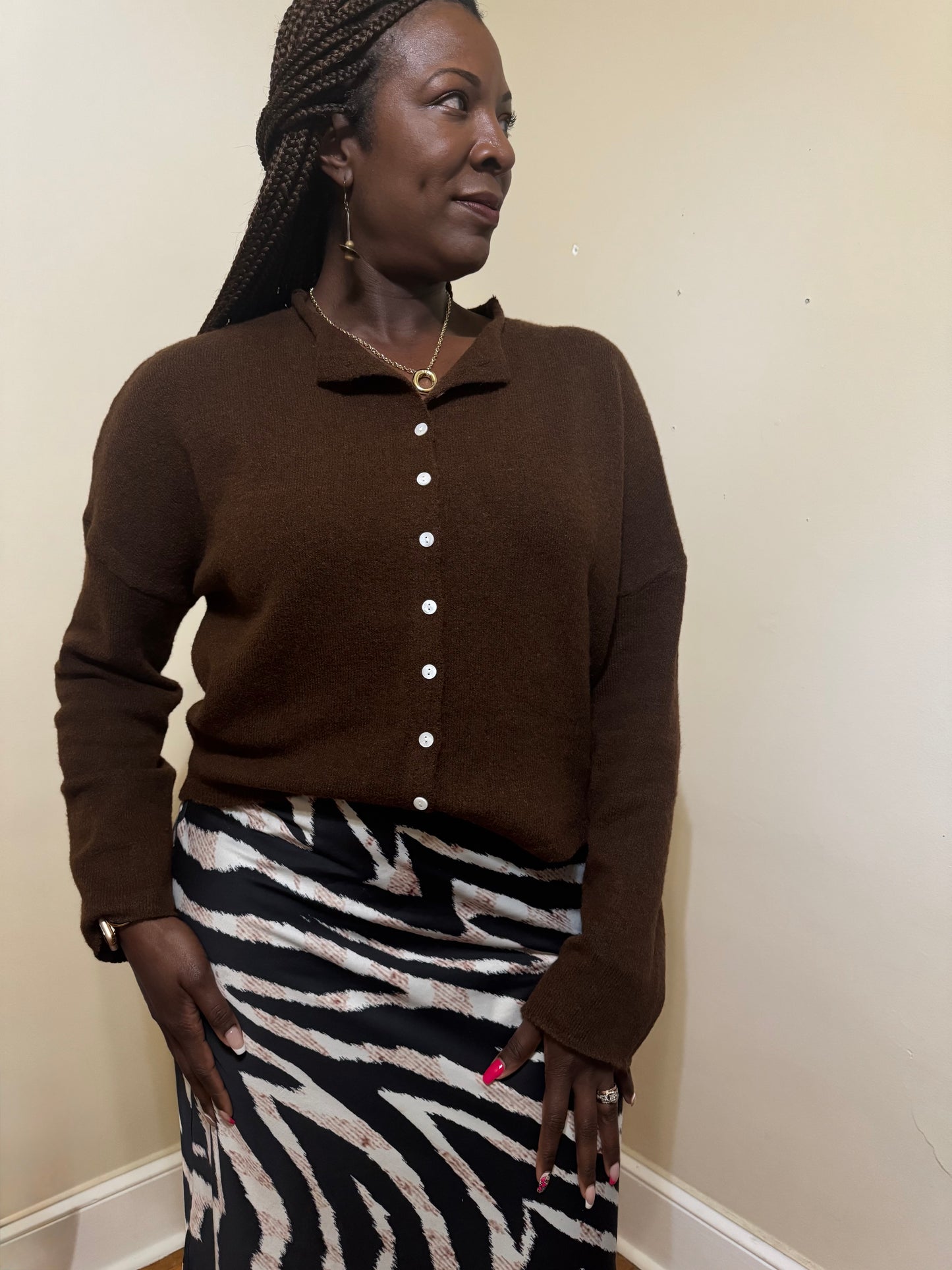 The Maribel Button Cardigan