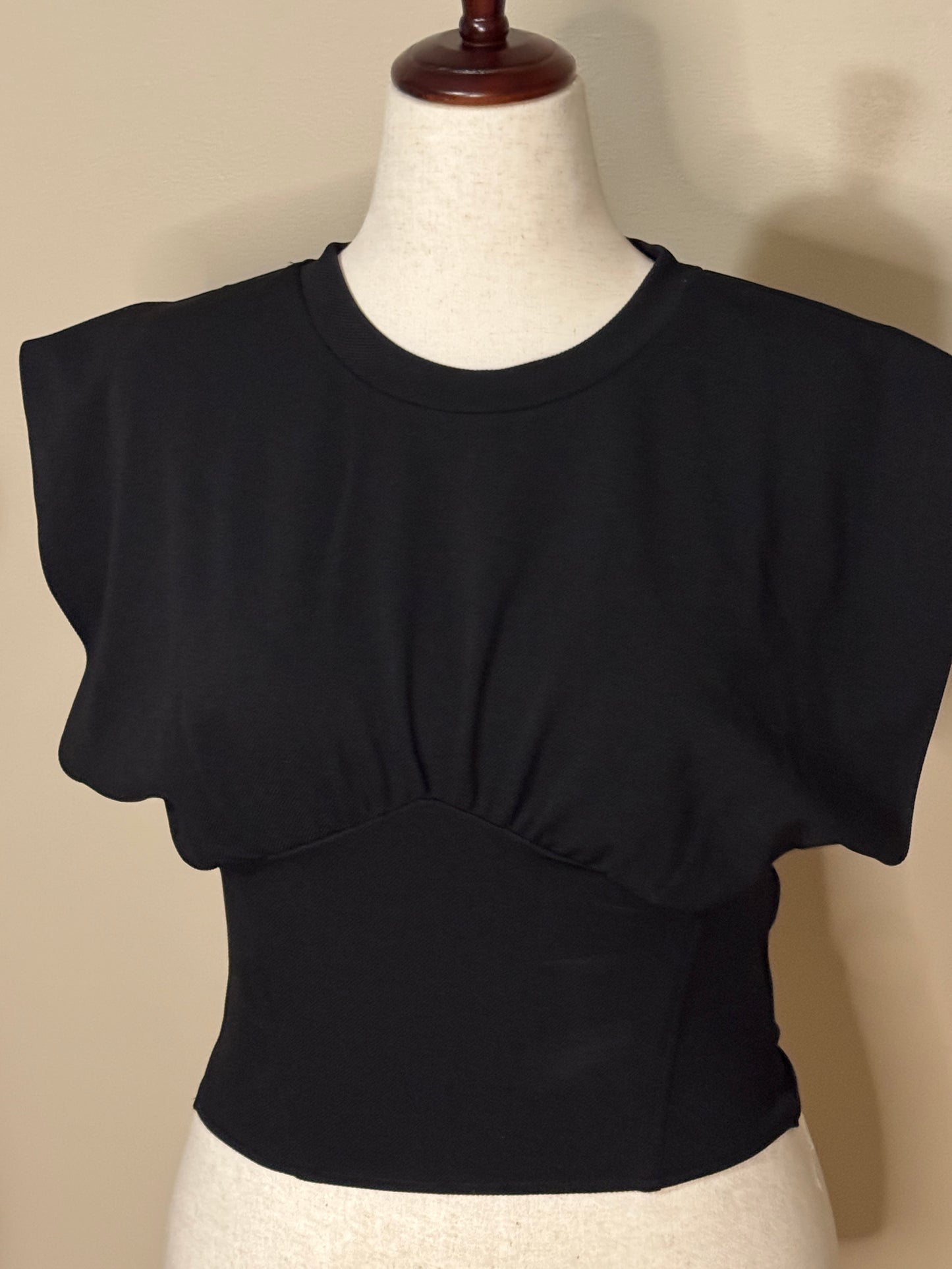 Carlie Corset Style Knit Top