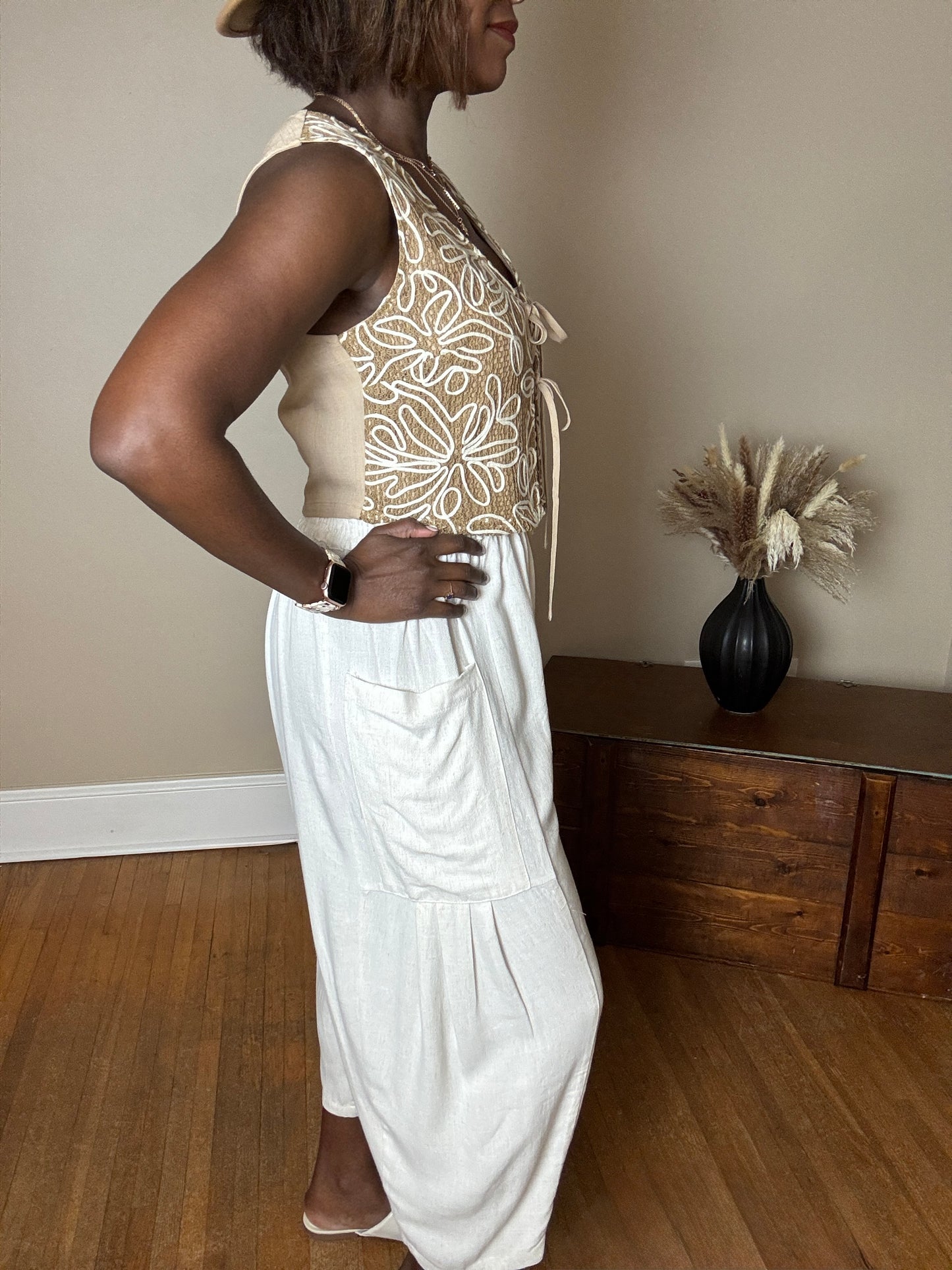 Trina Barrel Linen Pants