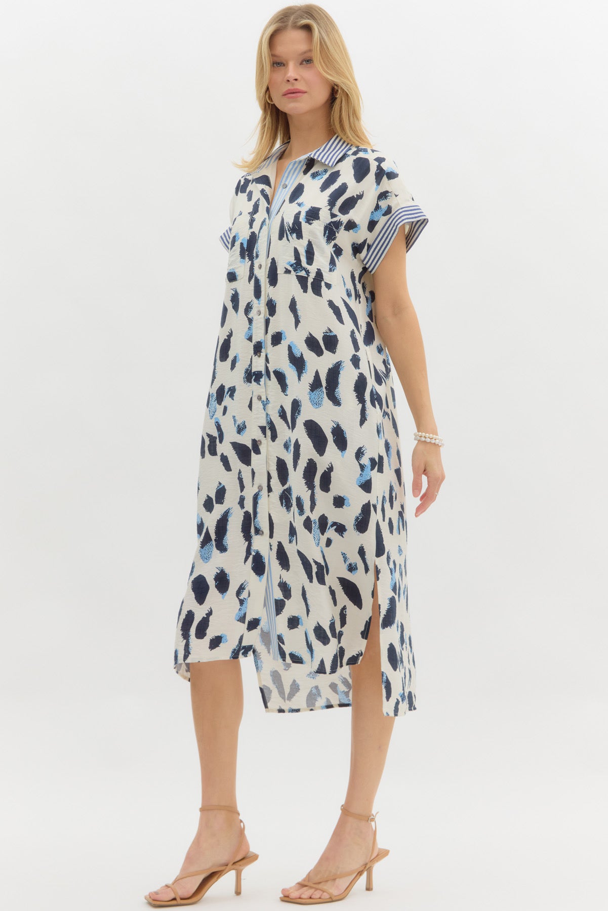 Brandie Midi Shirt Dress