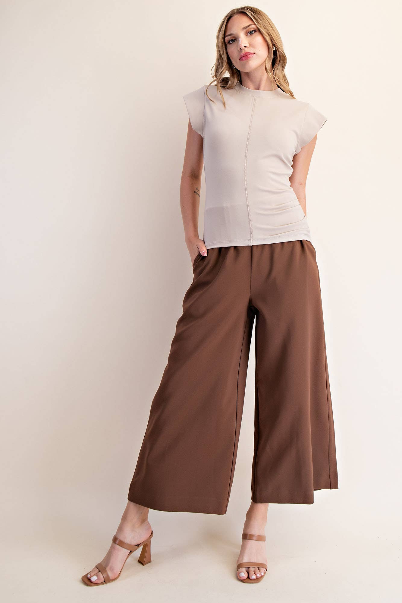 Structured Cap Sleeve Top – Ceci