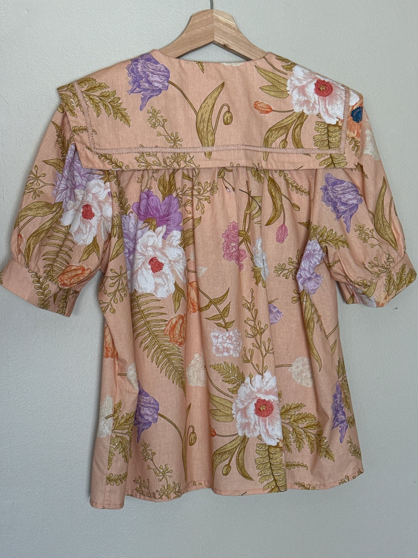 Cherise Collared Button-Up Top