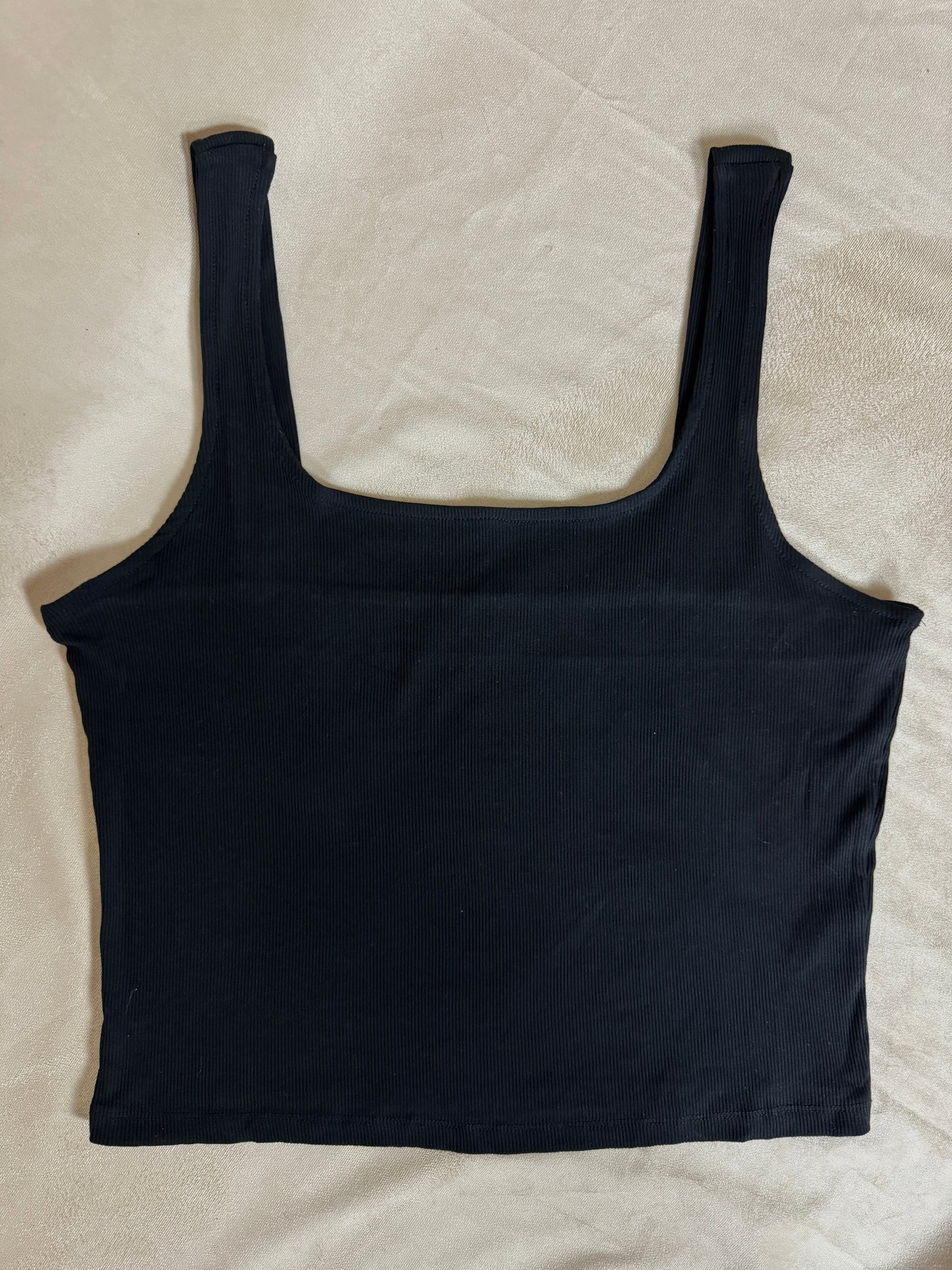 PLUS SIZE SQUARE NECK TANK TOP