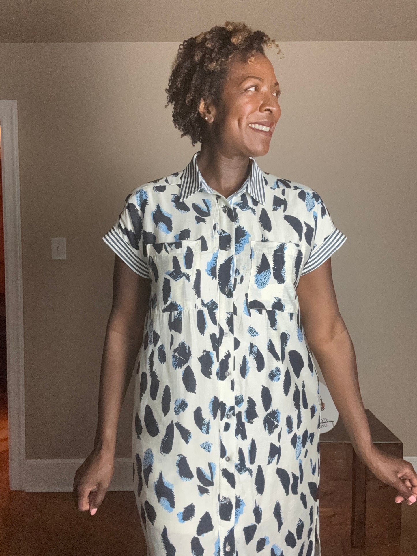 Brandie Midi Shirt Dress