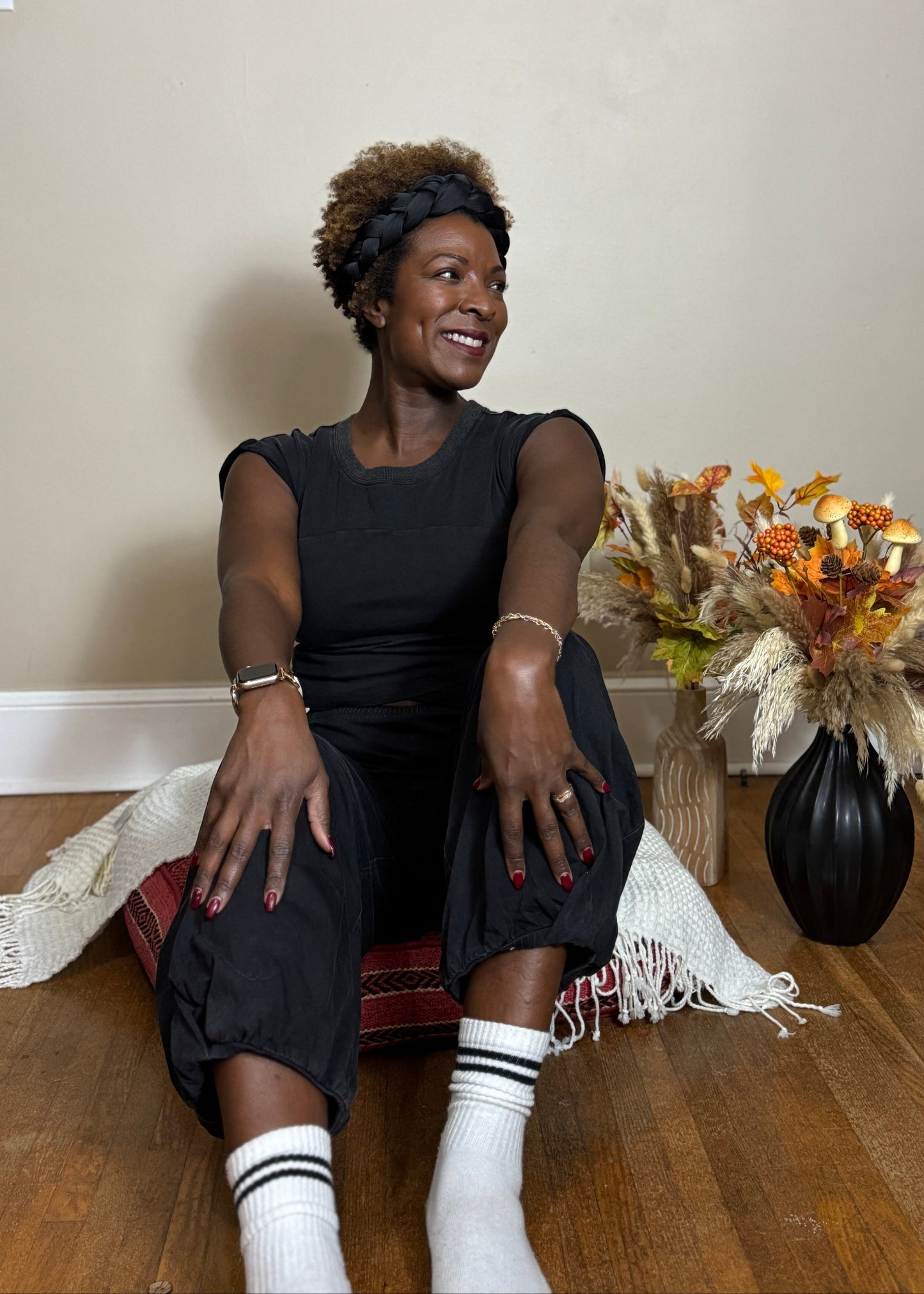 Mineral Washed Cotton Wrap Top – The Chill Set