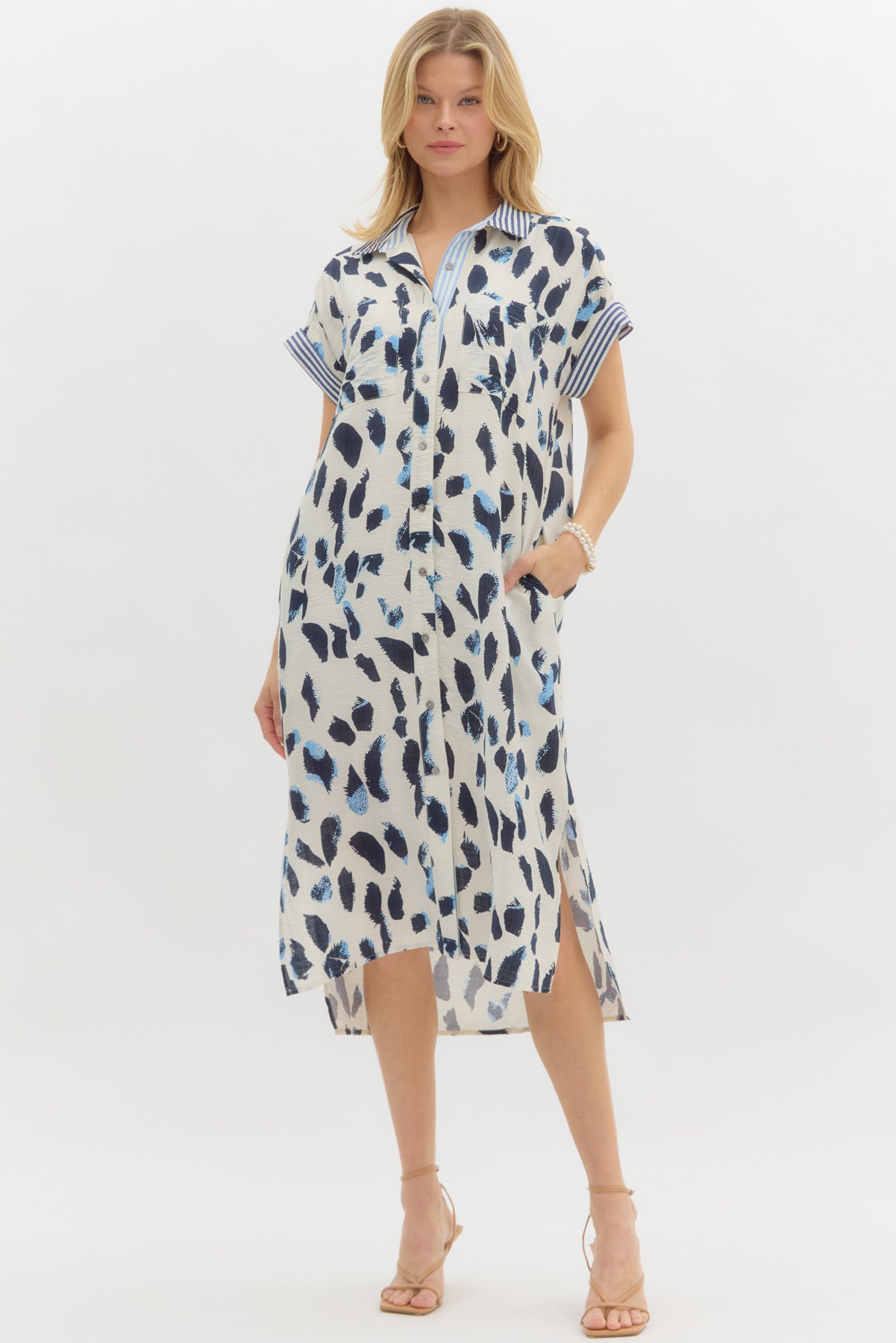 Brandie Midi Shirt Dress