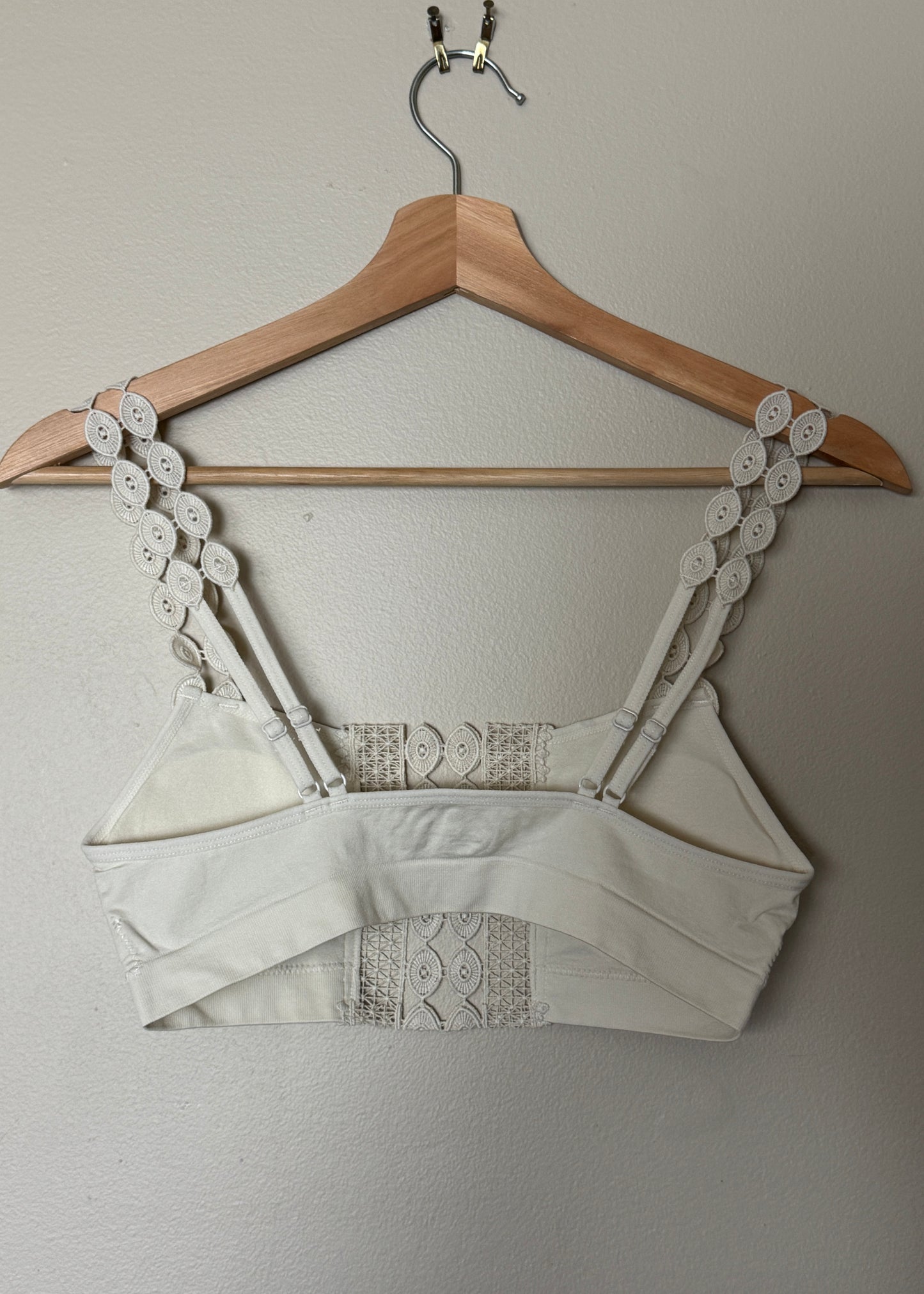 Boho Eye Lace Applique Bralette