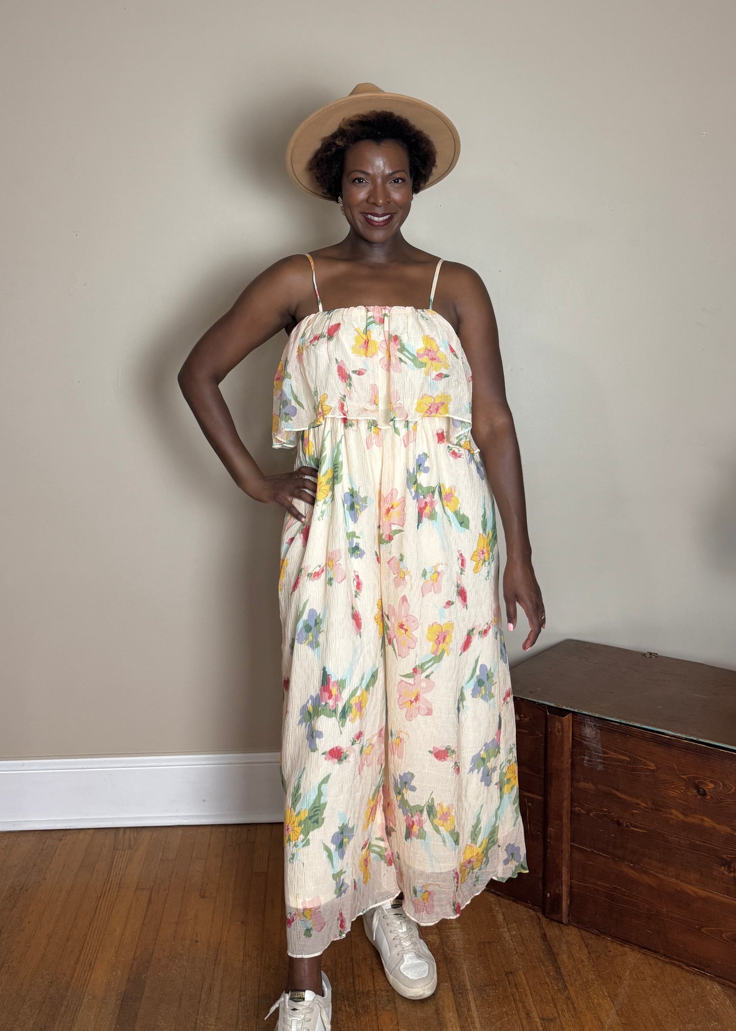 Bobbie Floral Print Jumpsuit