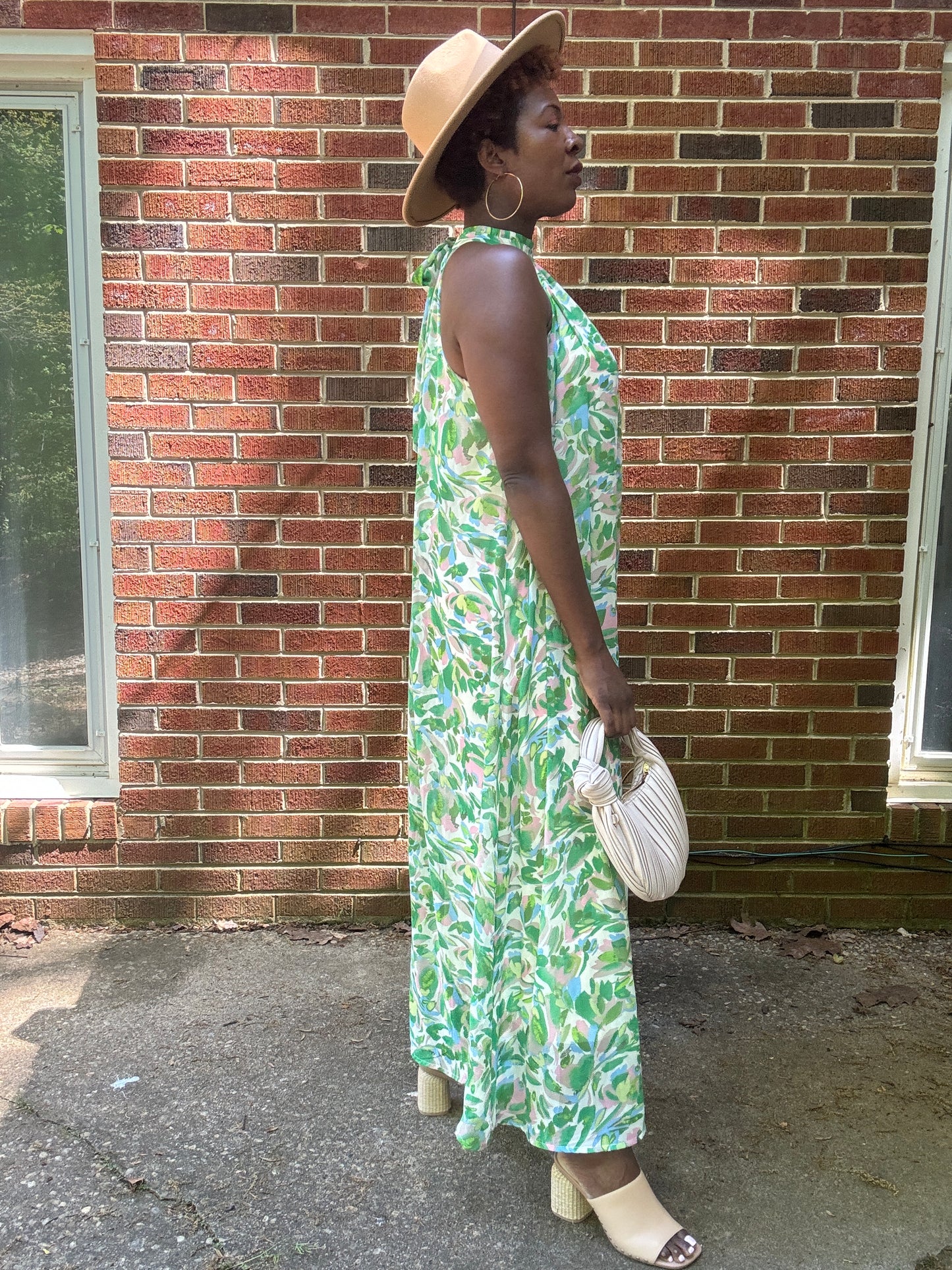 Bella Maxi Halter Dress