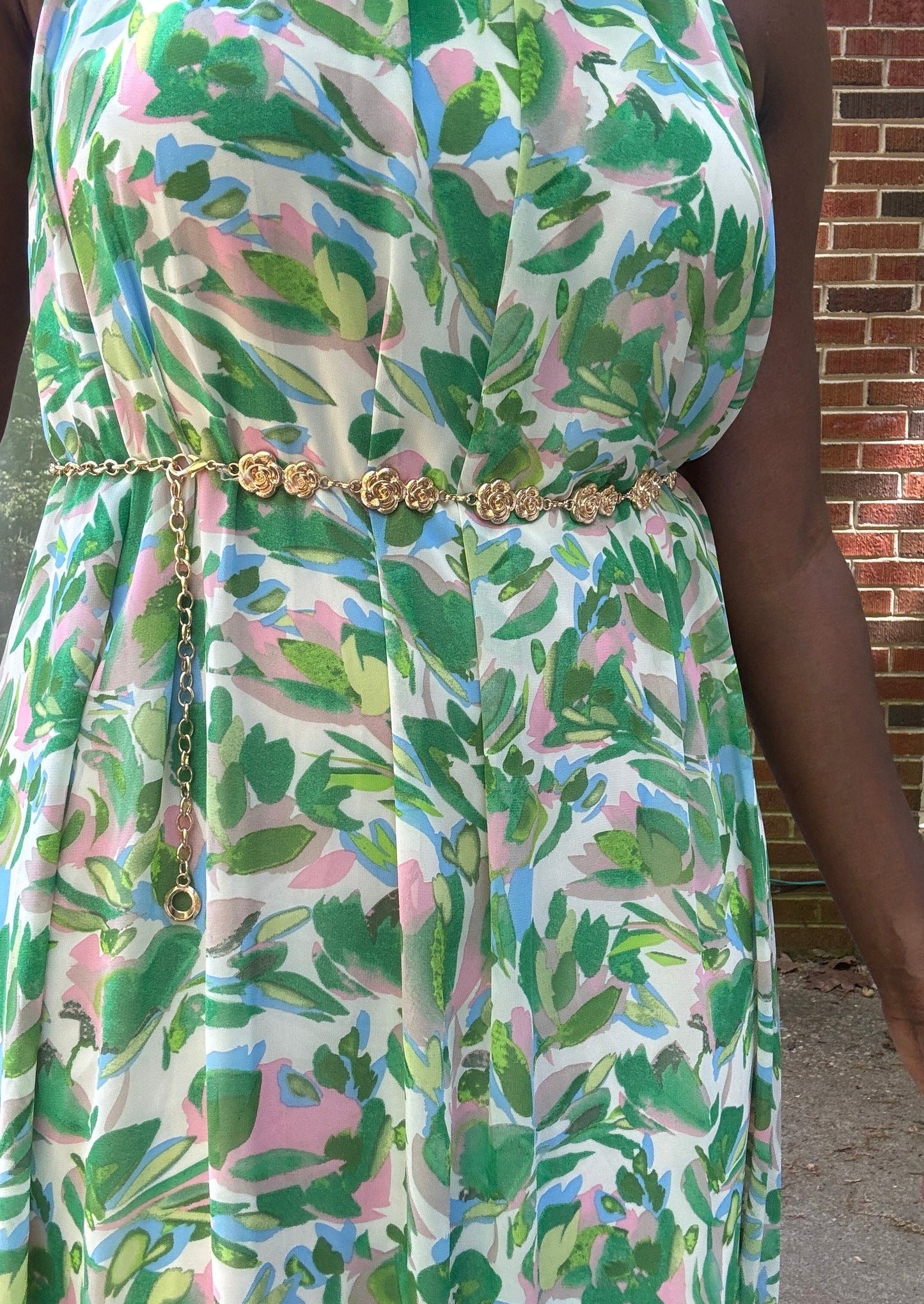 DAINTY FLOWER WAIST BELT