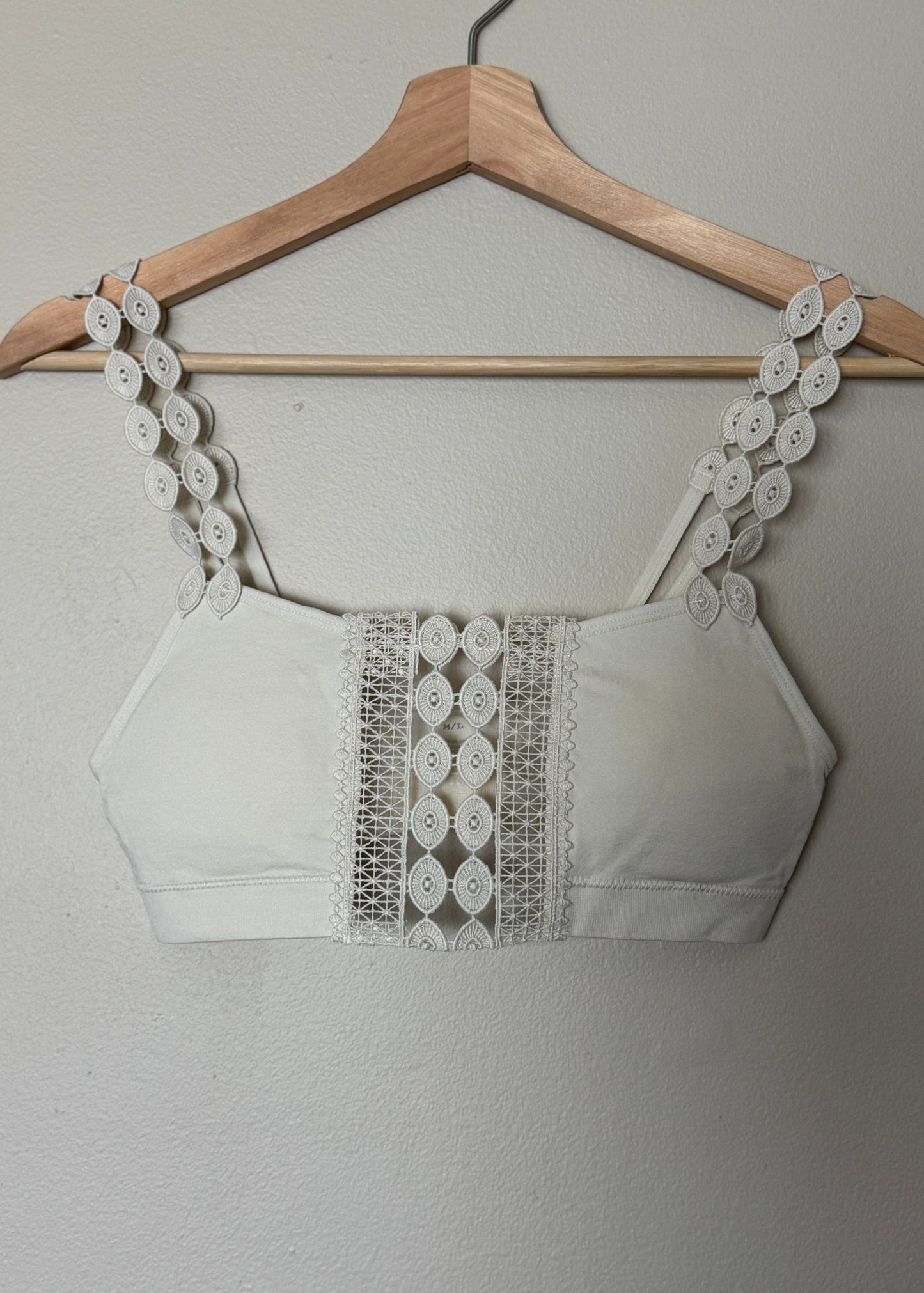 Boho Eye Lace Applique Bralette