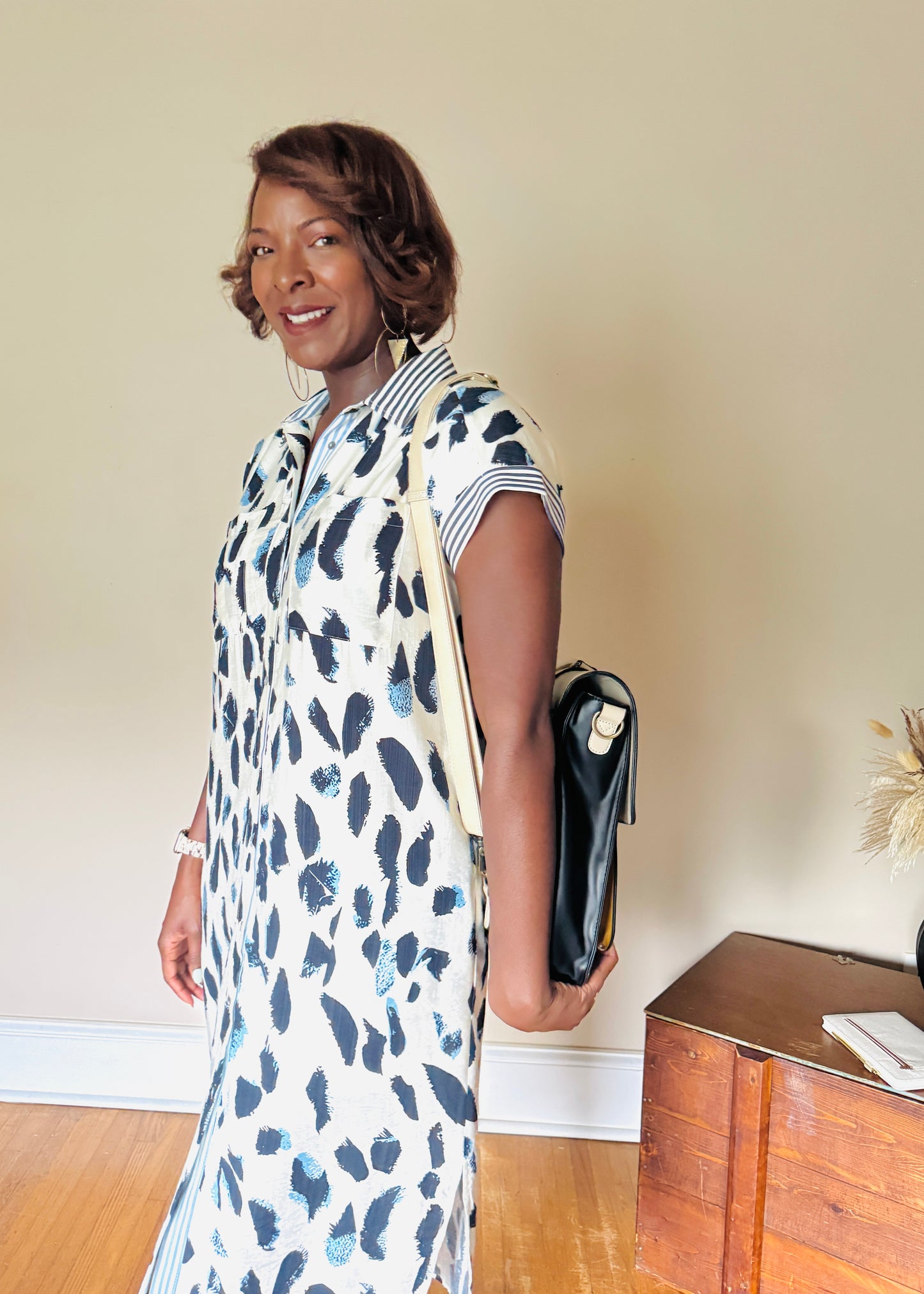 Brandie Midi Shirt Dress
