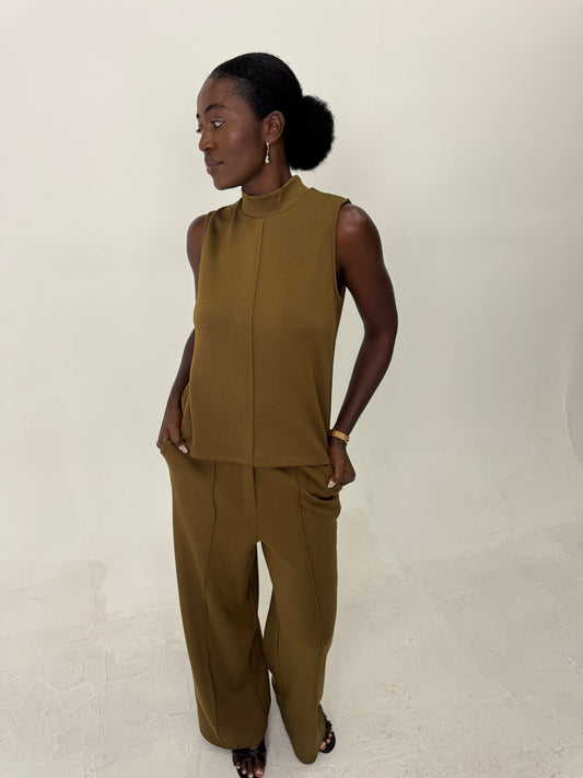 Luxe Knit Mock Neck Top
