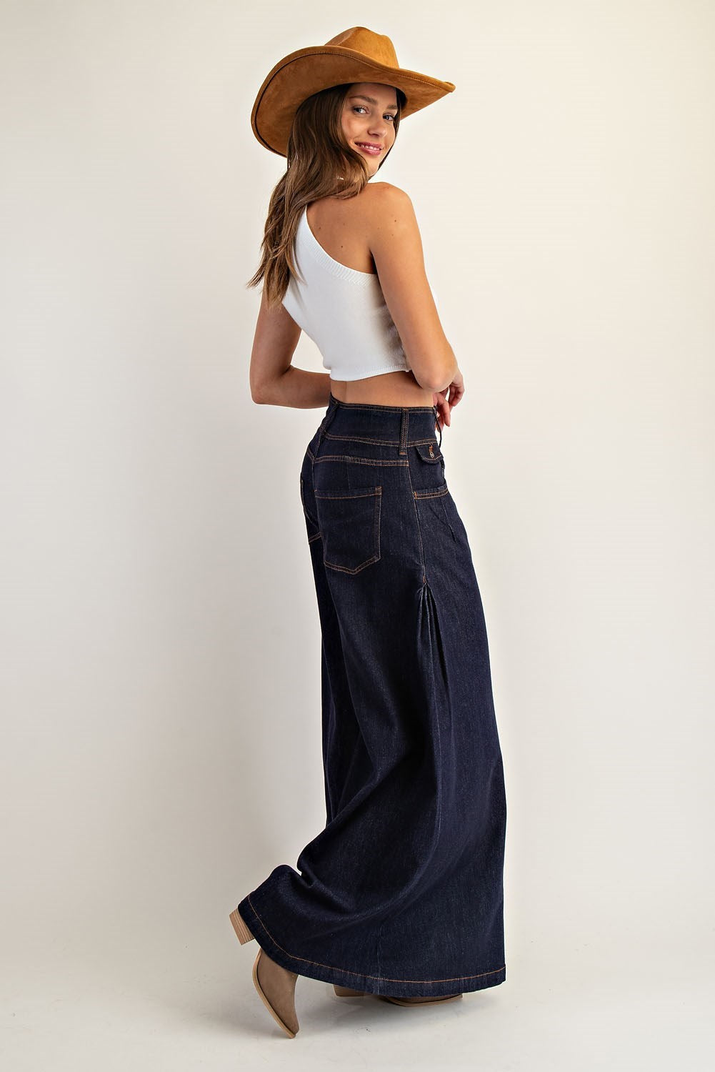 Palazzo Wide Leg Jeans