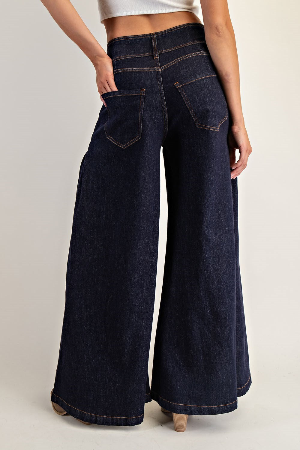 Palazzo Wide Leg Jeans