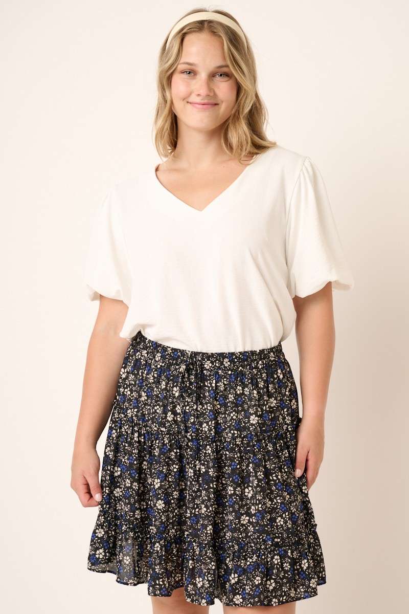 PLUS- Chelsea Airflow Bubble Sleeve Top