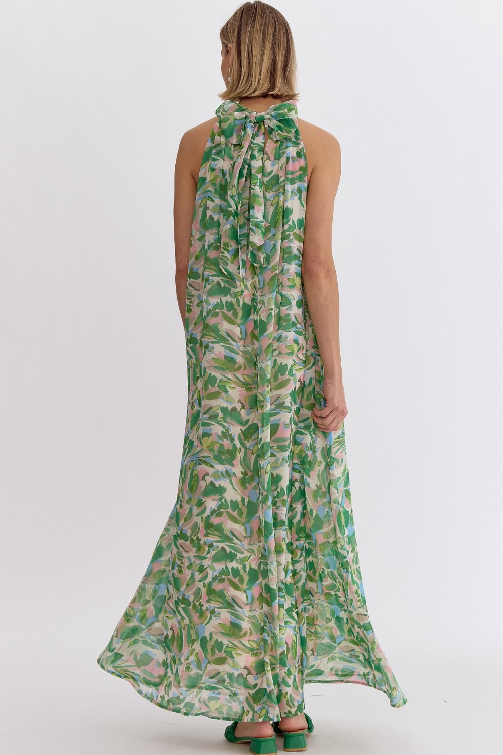 Bella Maxi Halter Dress