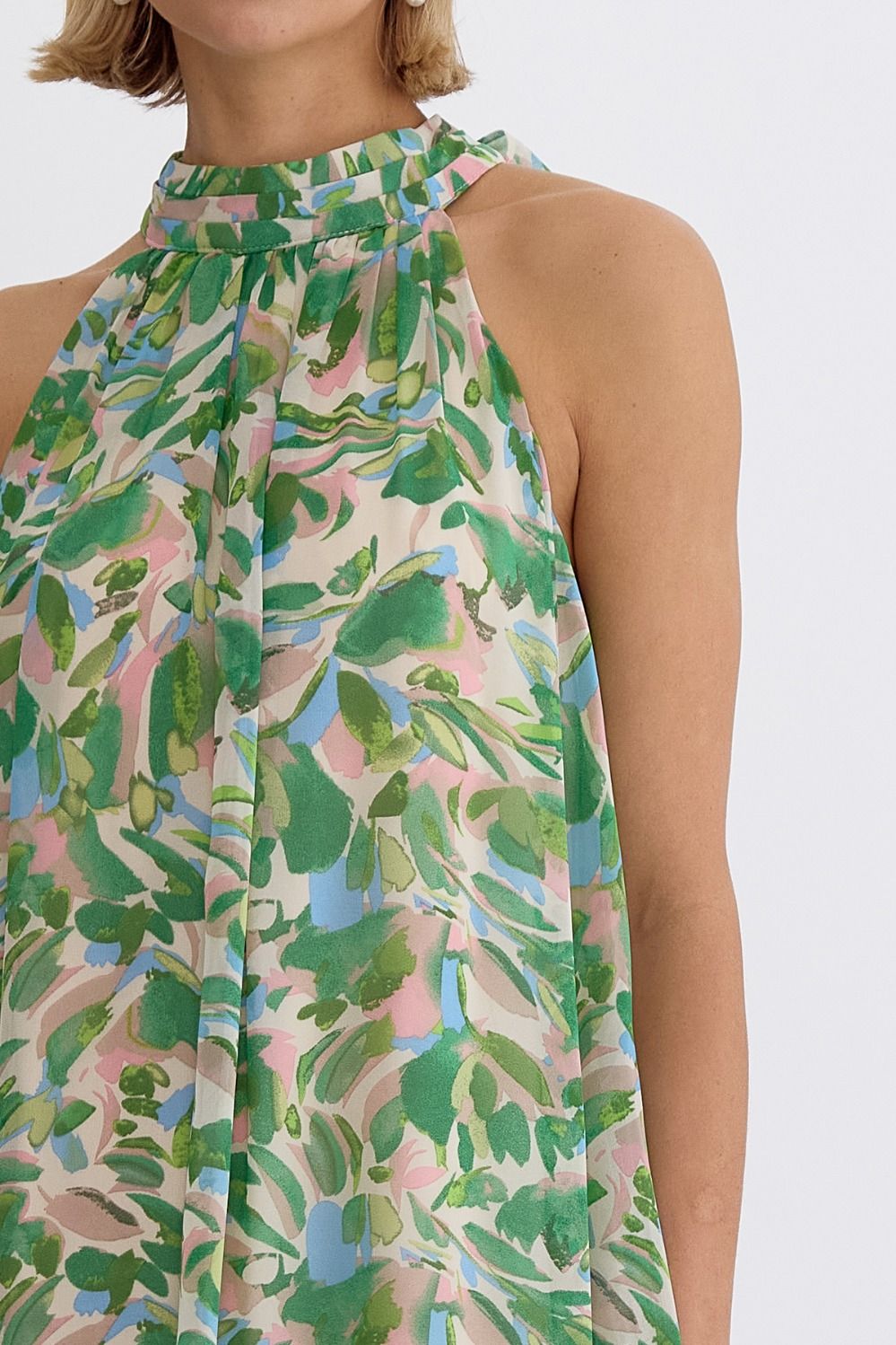 Bella Maxi Halter Dress