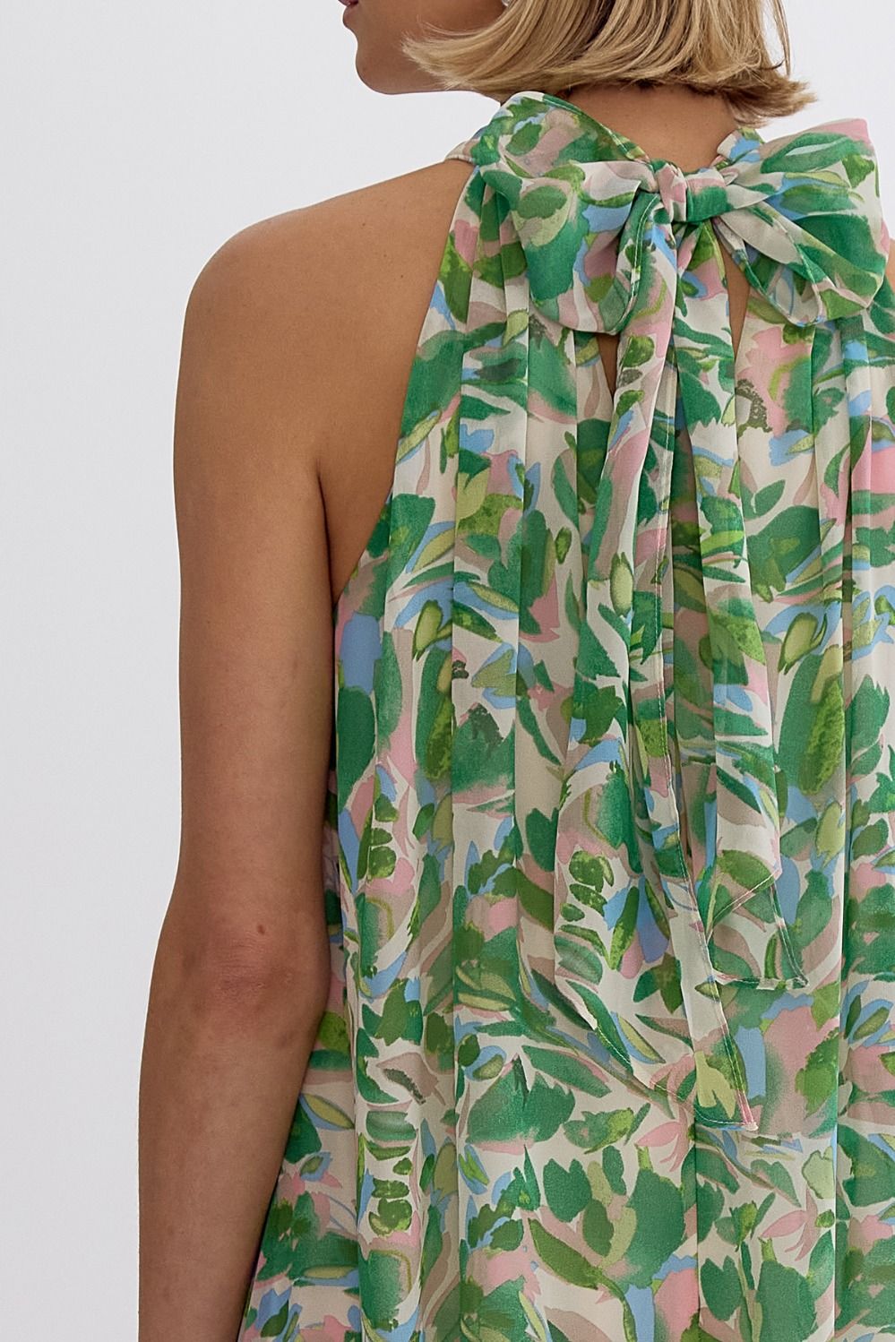 Bella Maxi Halter Dress