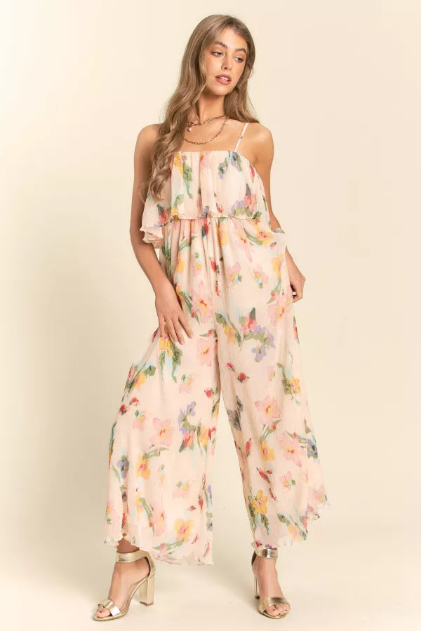 Bobbie Floral Print Jumpsuit