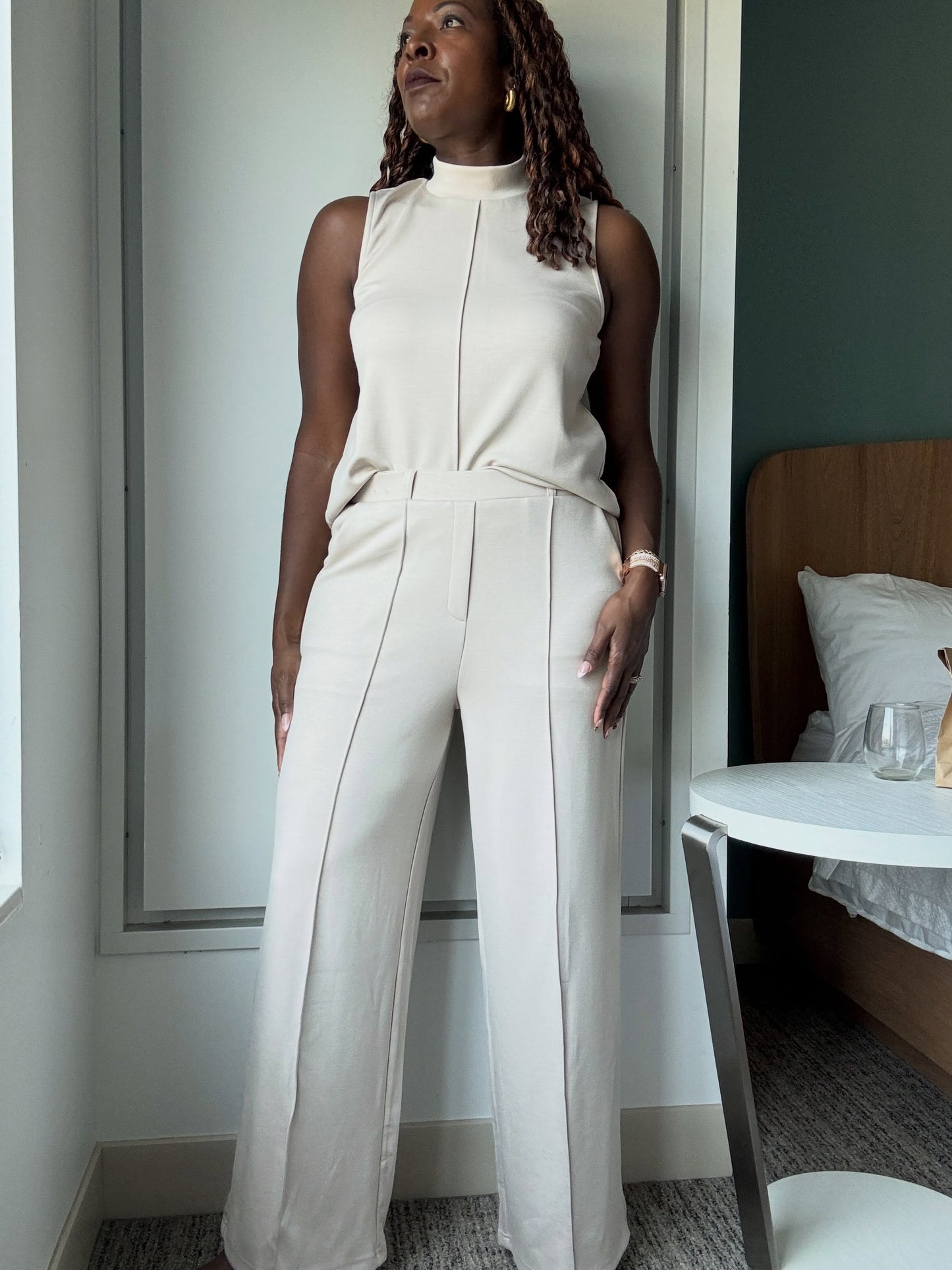 Luxe Knit Trouser Pants