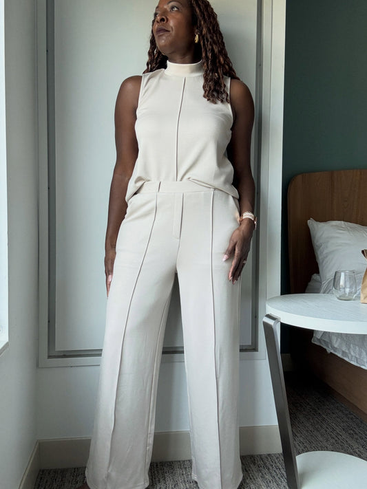 Luxe Knit Trouser Pants