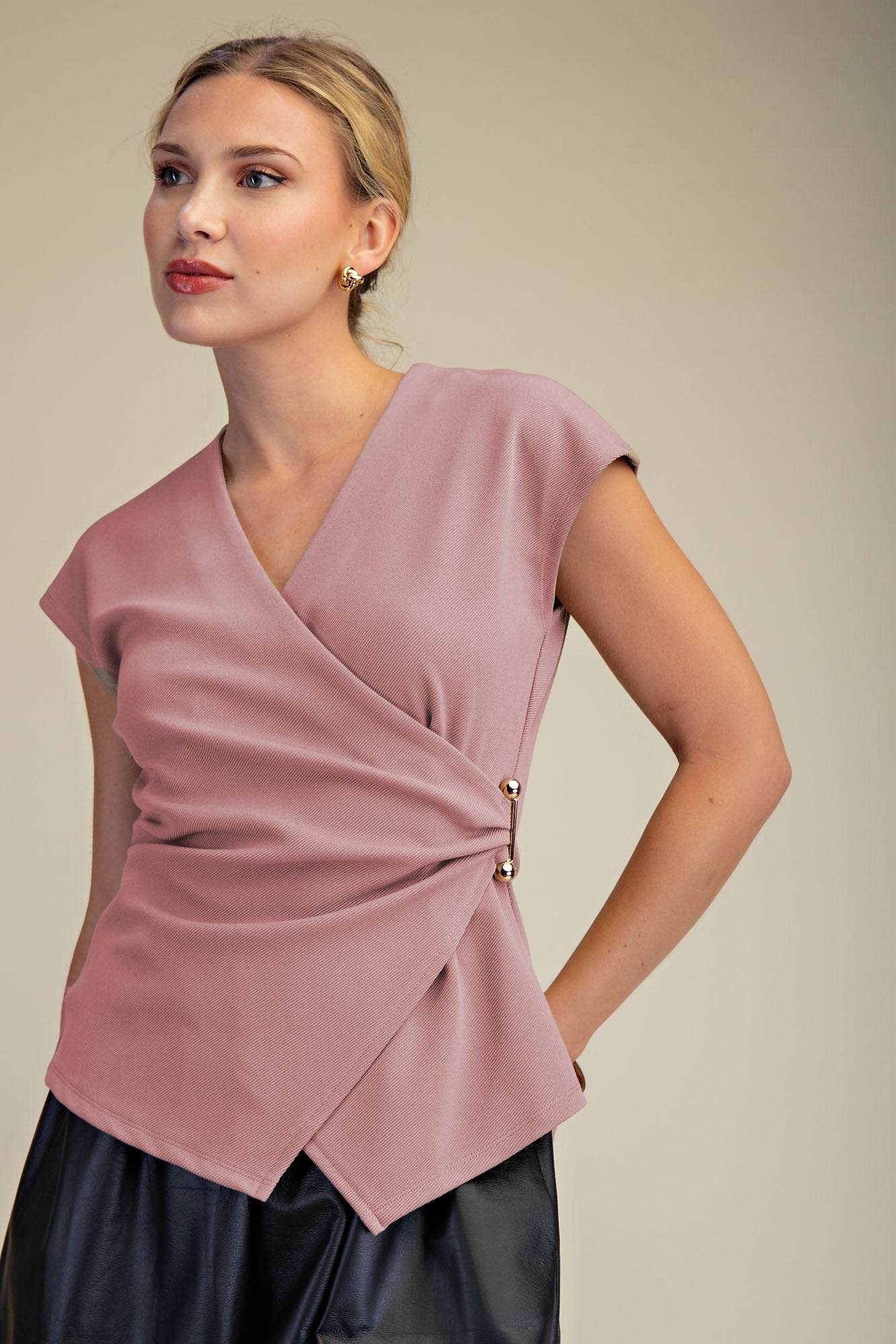 Sleeveless Wrap Top – Leyla