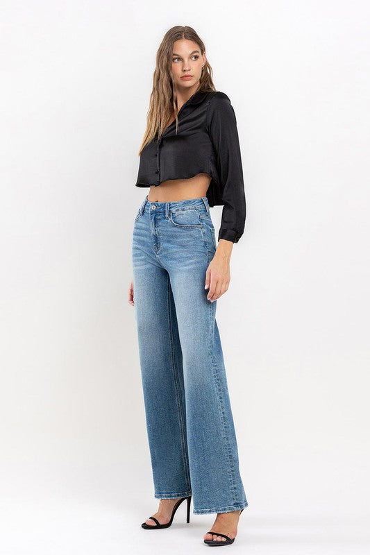 Fae High Rise Wide Leg Jeans