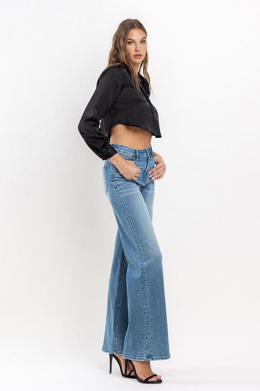 Fae High Rise Wide Leg Jeans