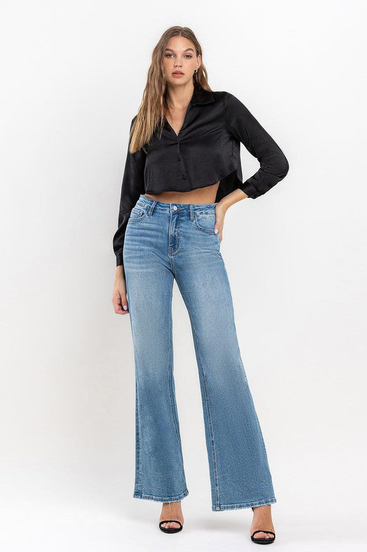 Fae High Rise Wide Leg Jeans