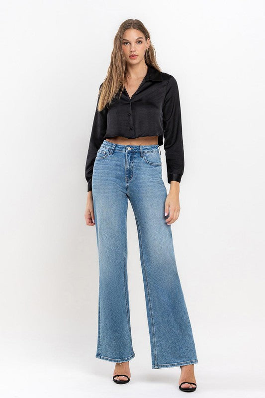 Fae High Rise Wide Leg Jeans