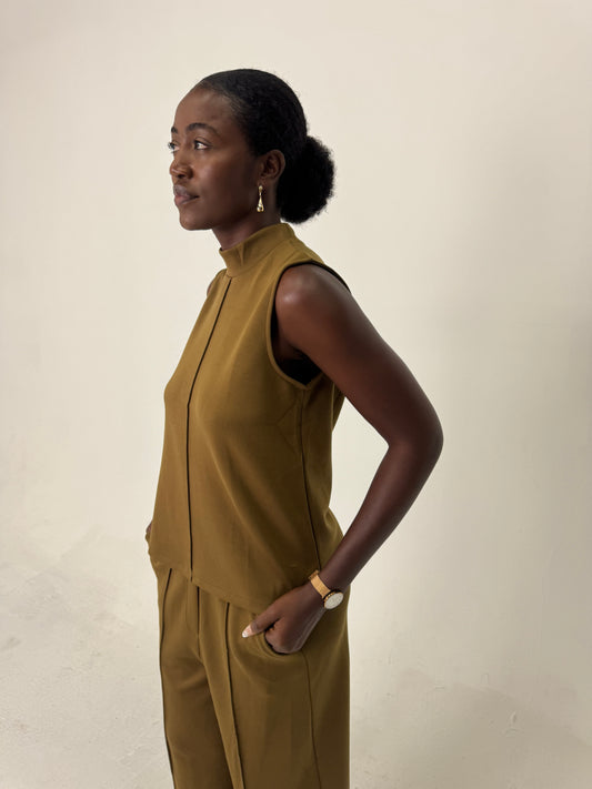 Luxe Knit Mock Neck Top