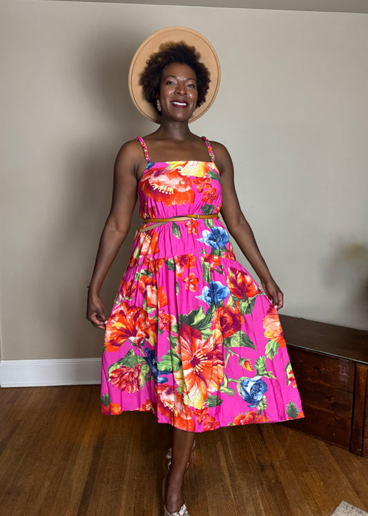Bettie Floral Midi Dress