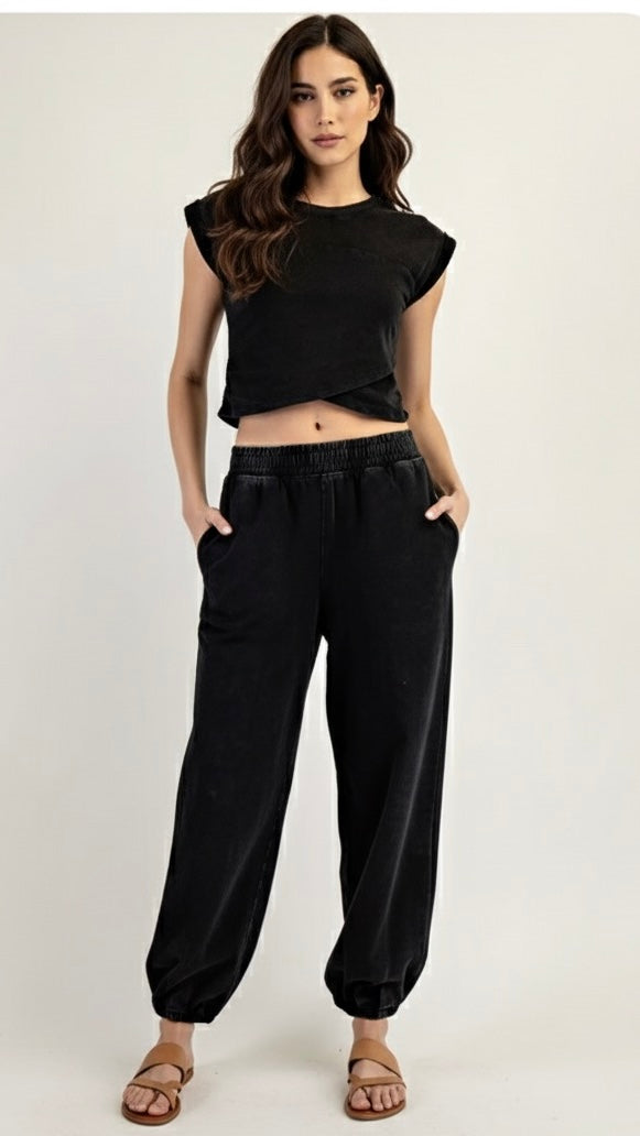 Mineral Wash Joggers – The Chill Set