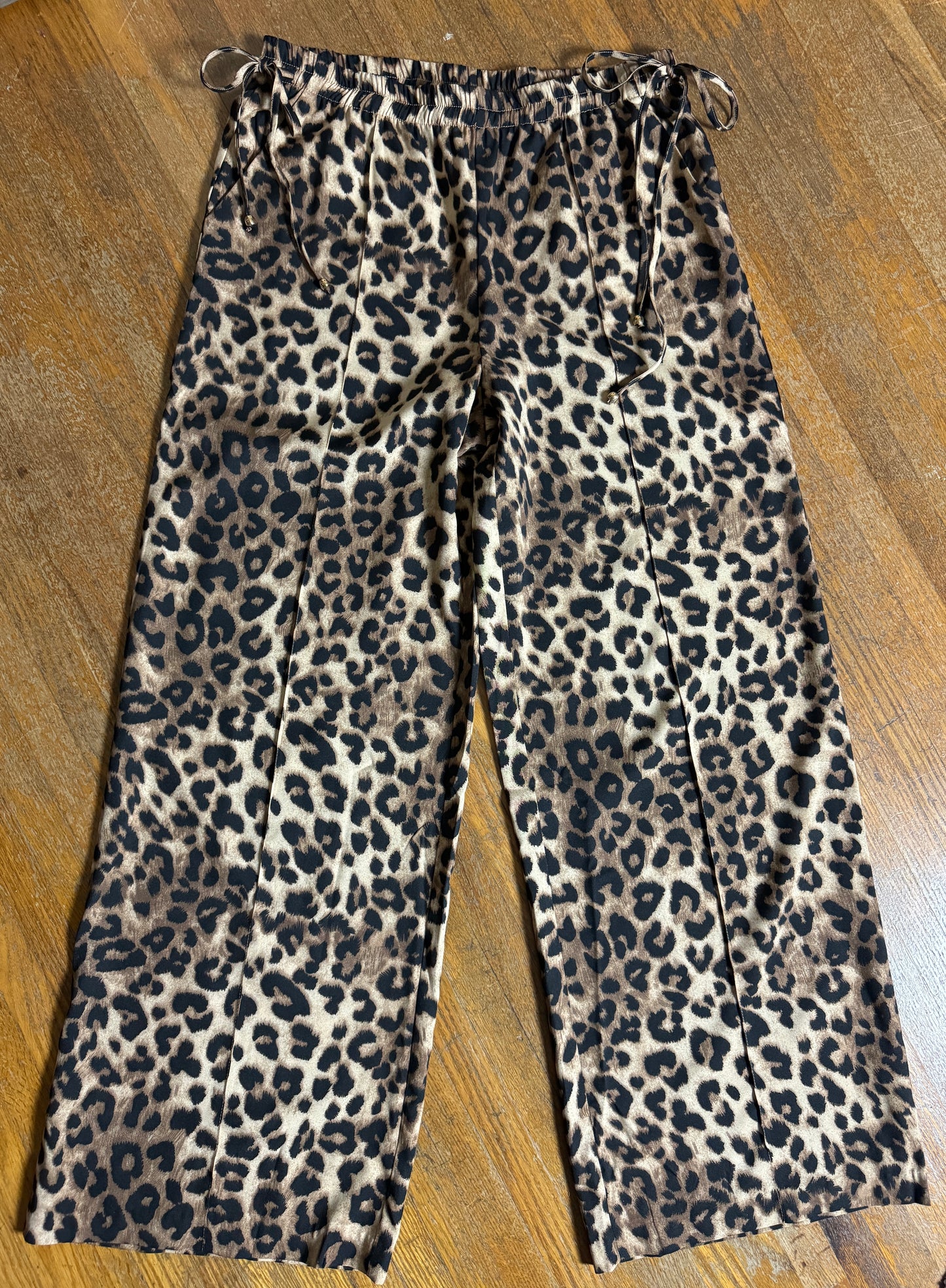 Taleah Straight Leg Leopard Print Pants