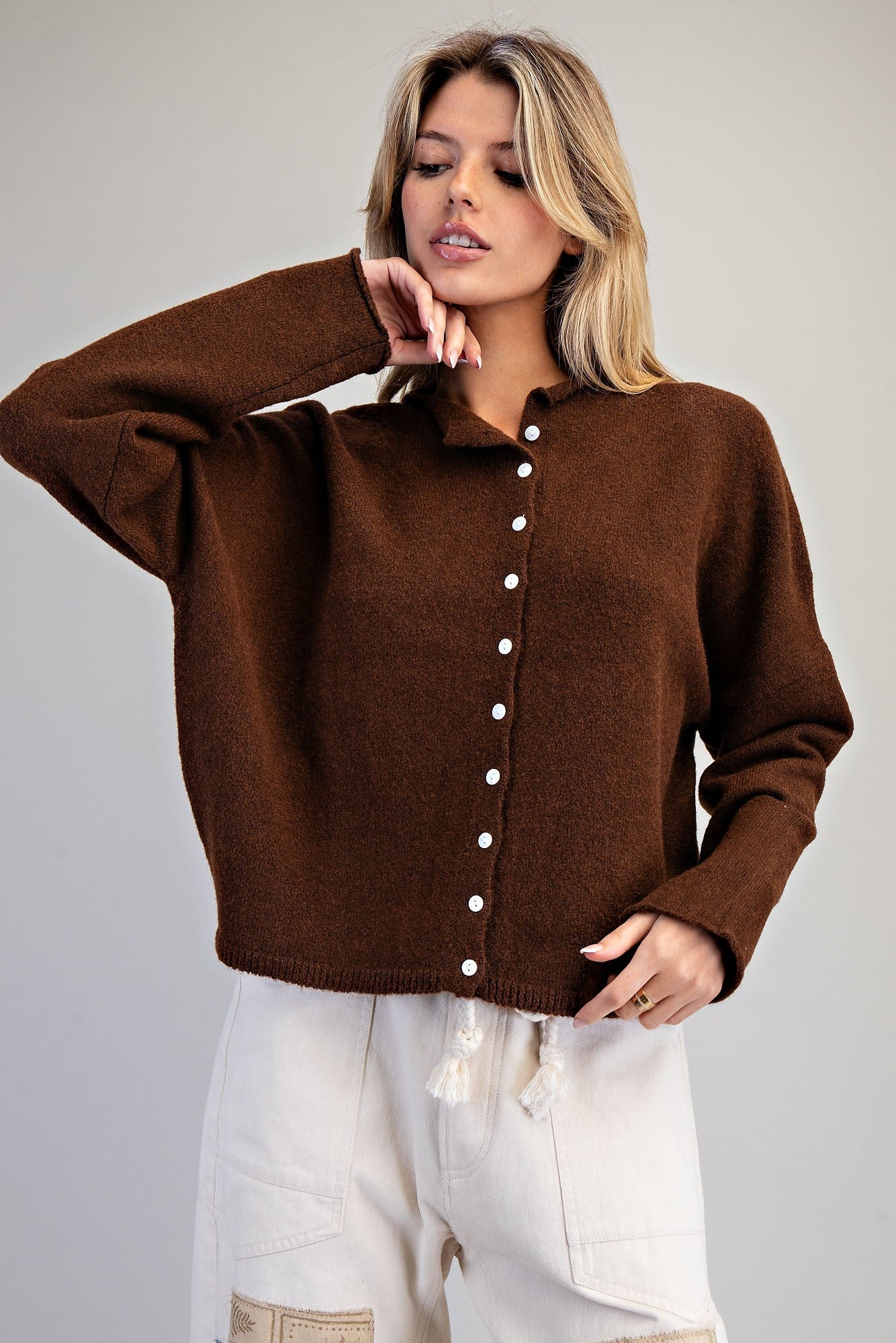 The Maribel Button Cardigan