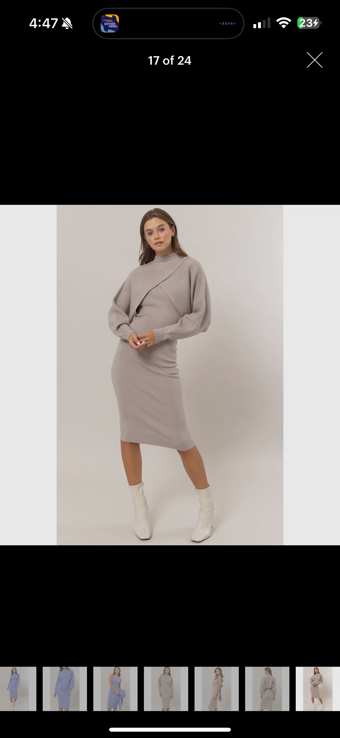 Pre-Sale Cardi Tank Sweater Dress