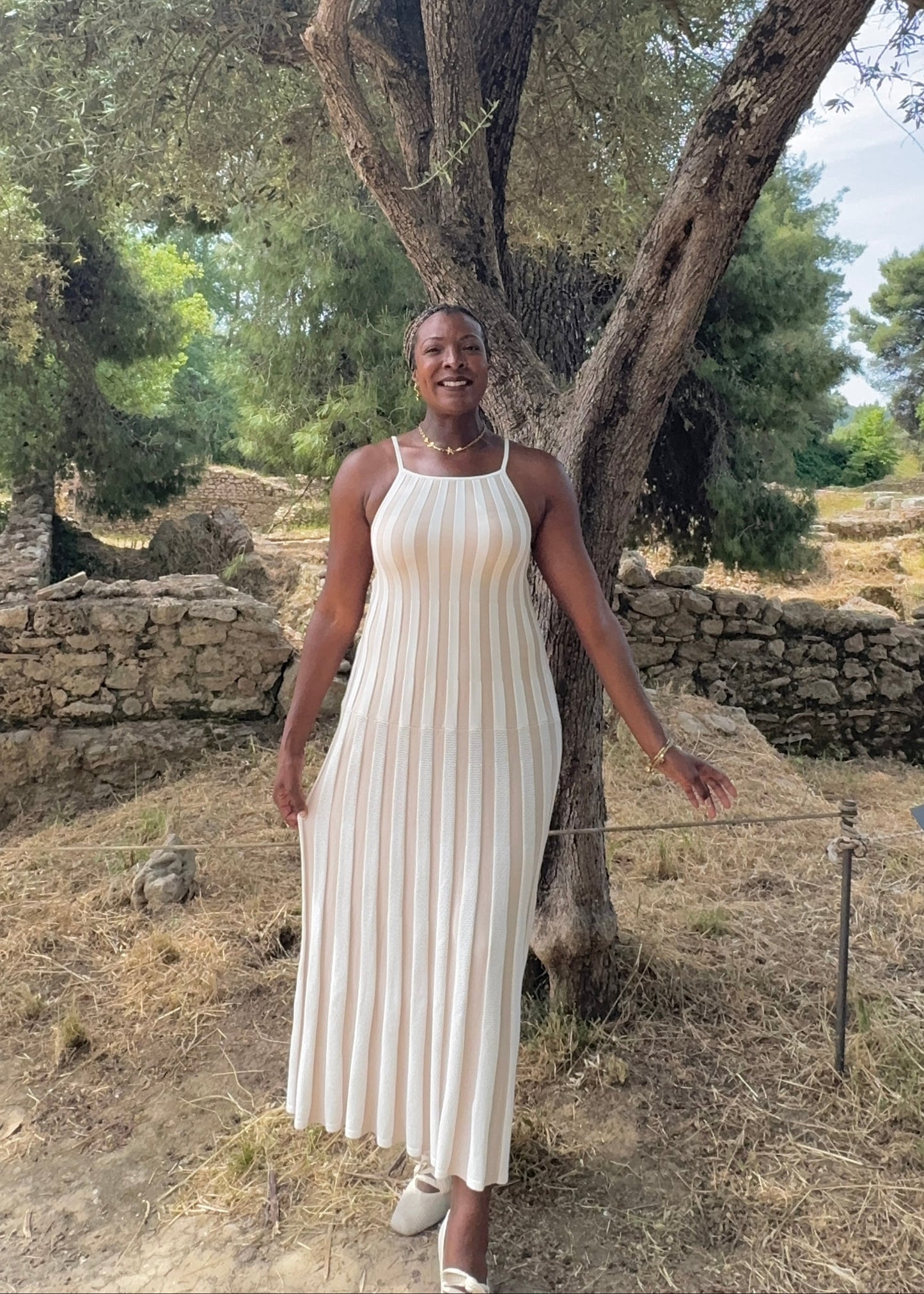 Ribbed Maxi Dress