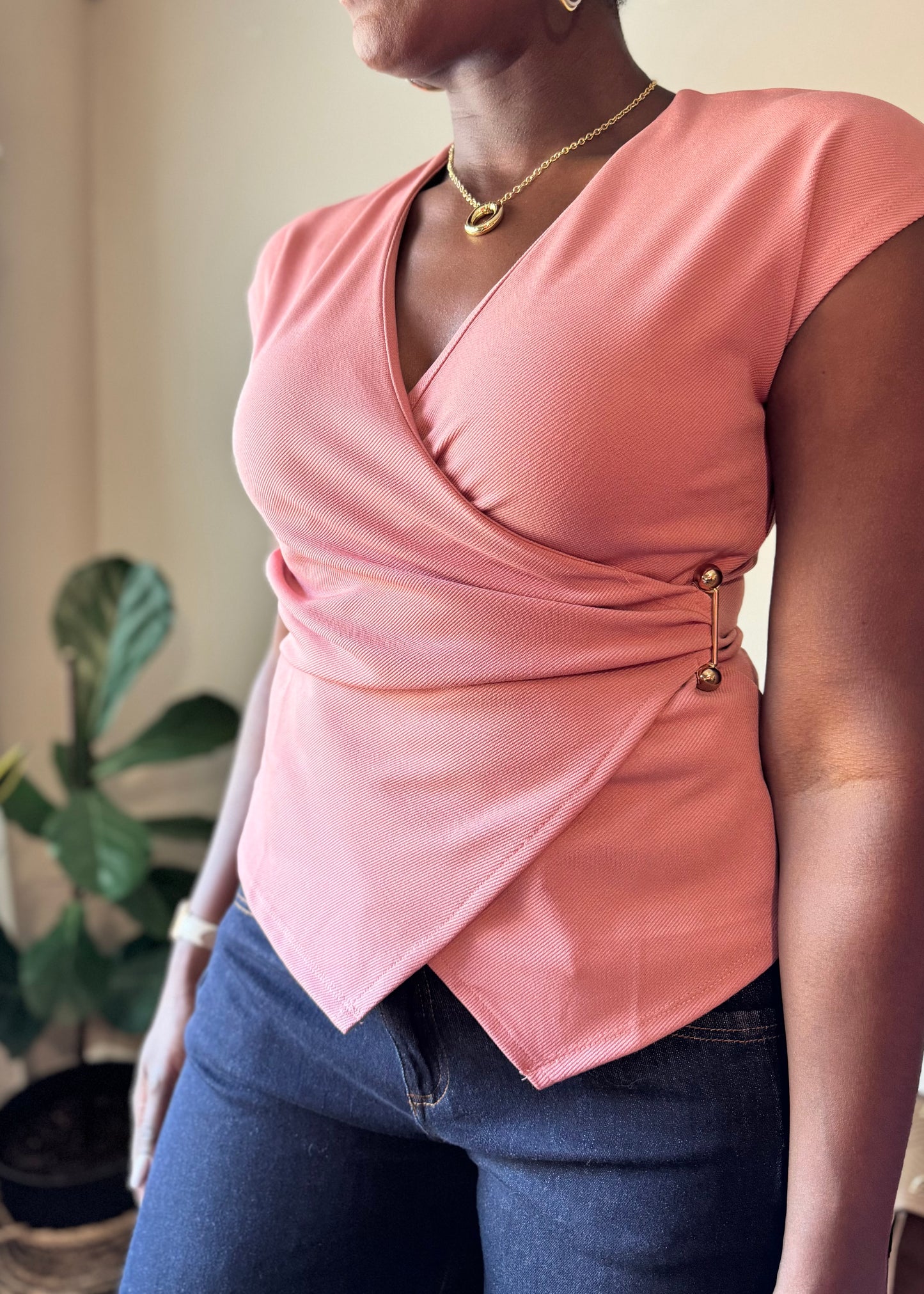 Sleeveless Wrap Top – Leyla