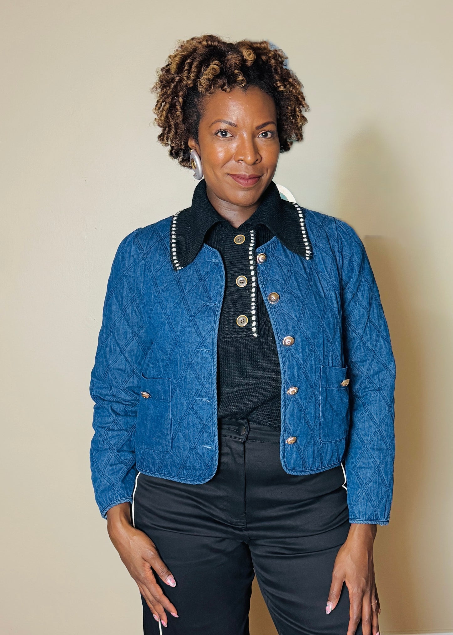 Quilted Denim Jacket – Austin