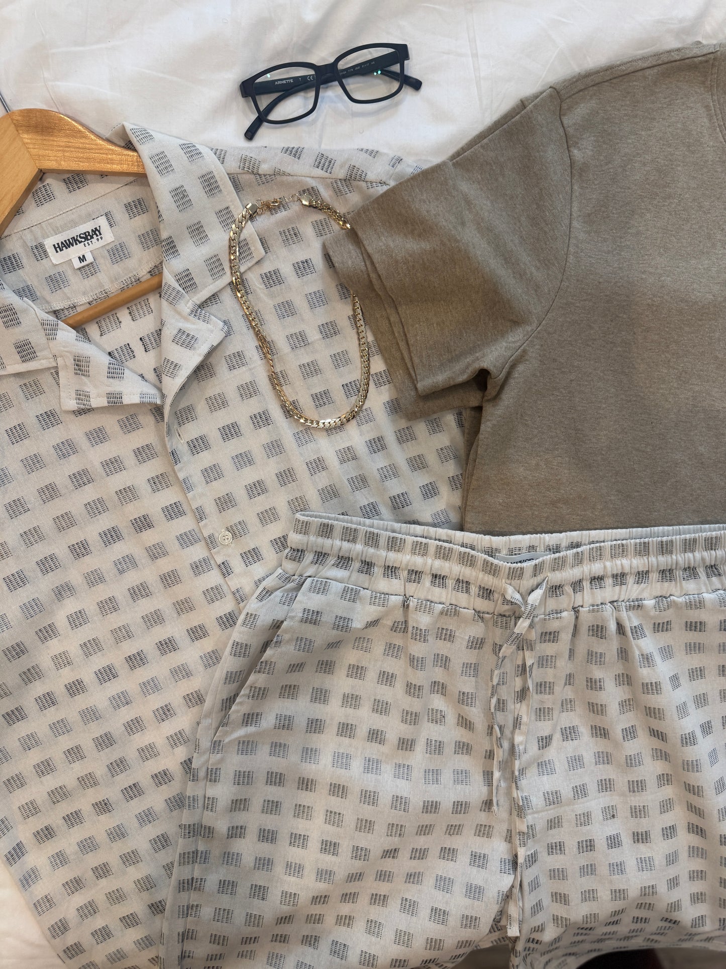 Hawks Bay Textured Camp Shirt