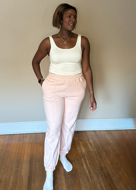 Soft Fleece Knit Drawstring Jogger – Cozique Uptown Pants