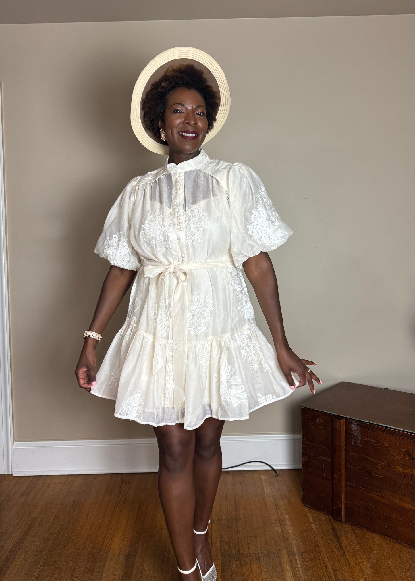 Briana Puff Sleeve Mini Dress