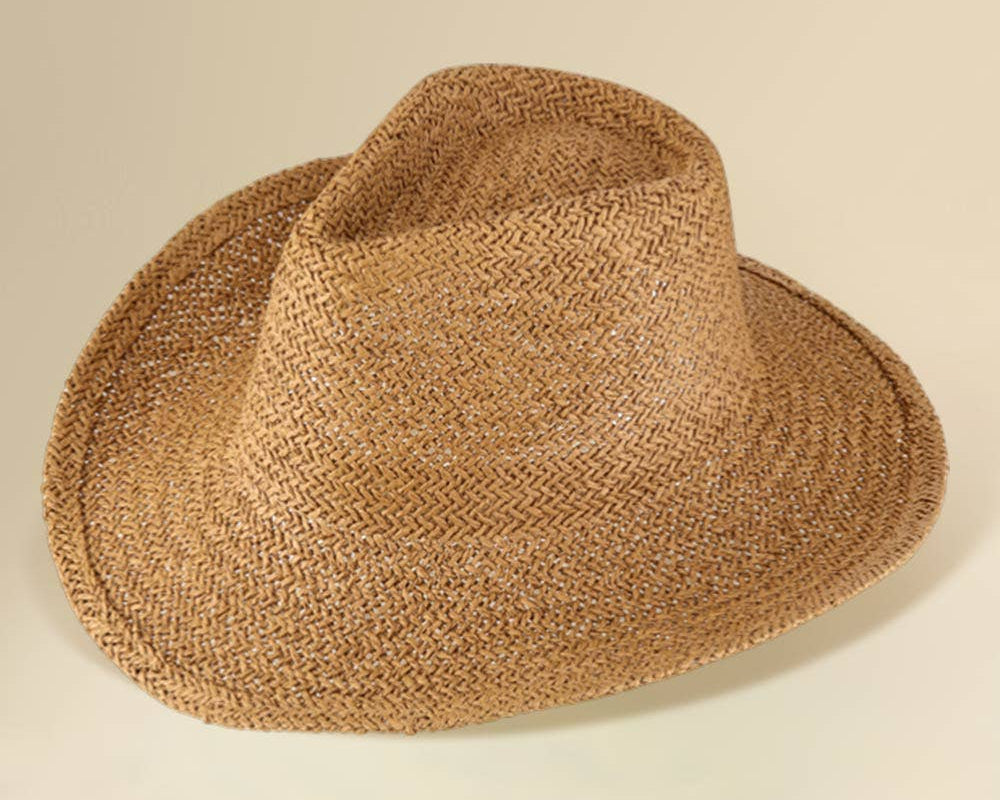 picture of brown fedora hat