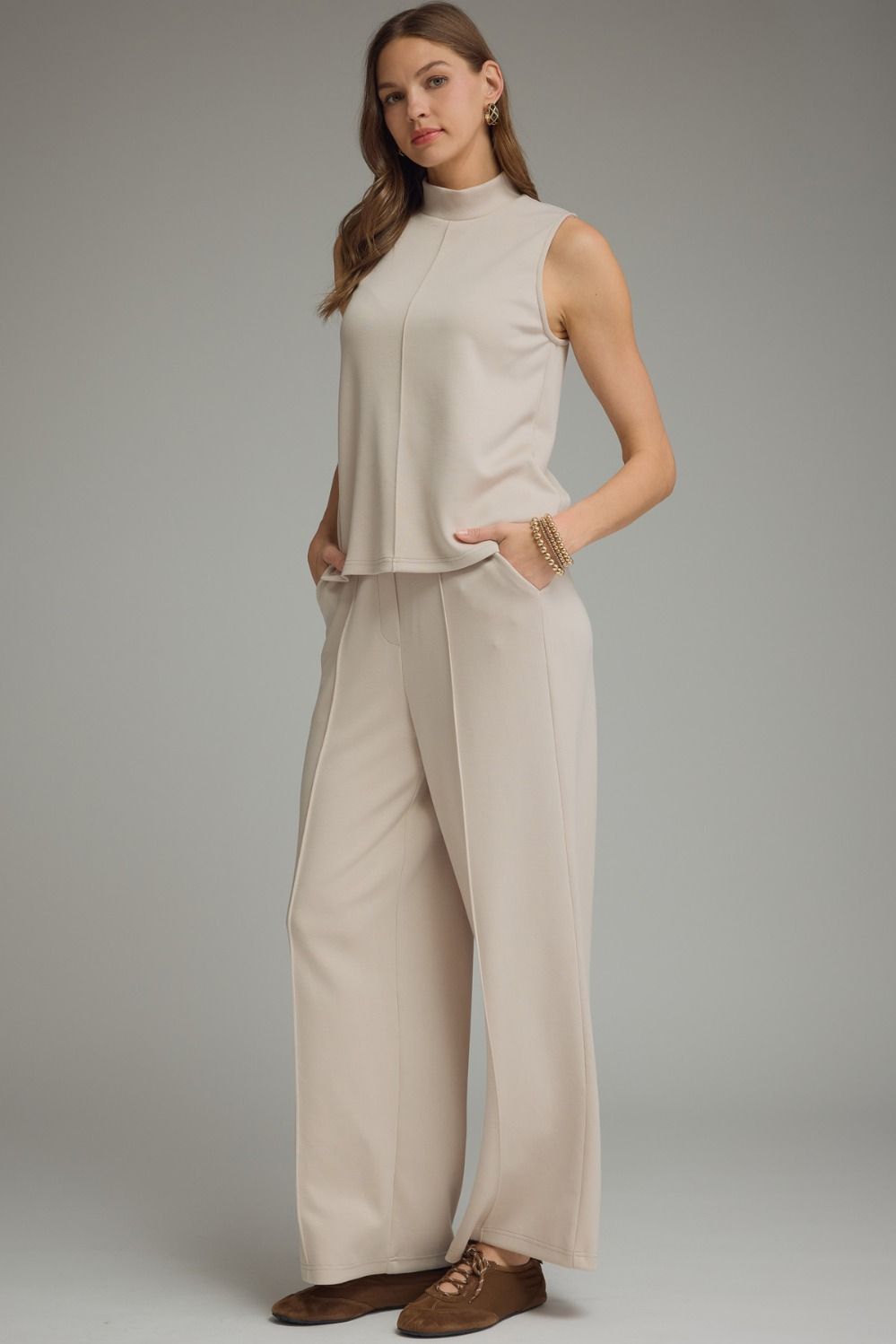 Luxe Knit Mock Neck Top