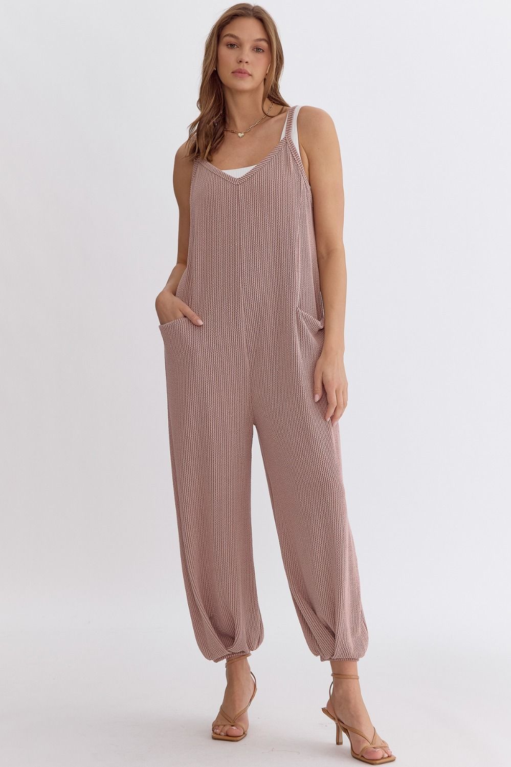 LAST ONE - Lainey Knit Jumpsuit